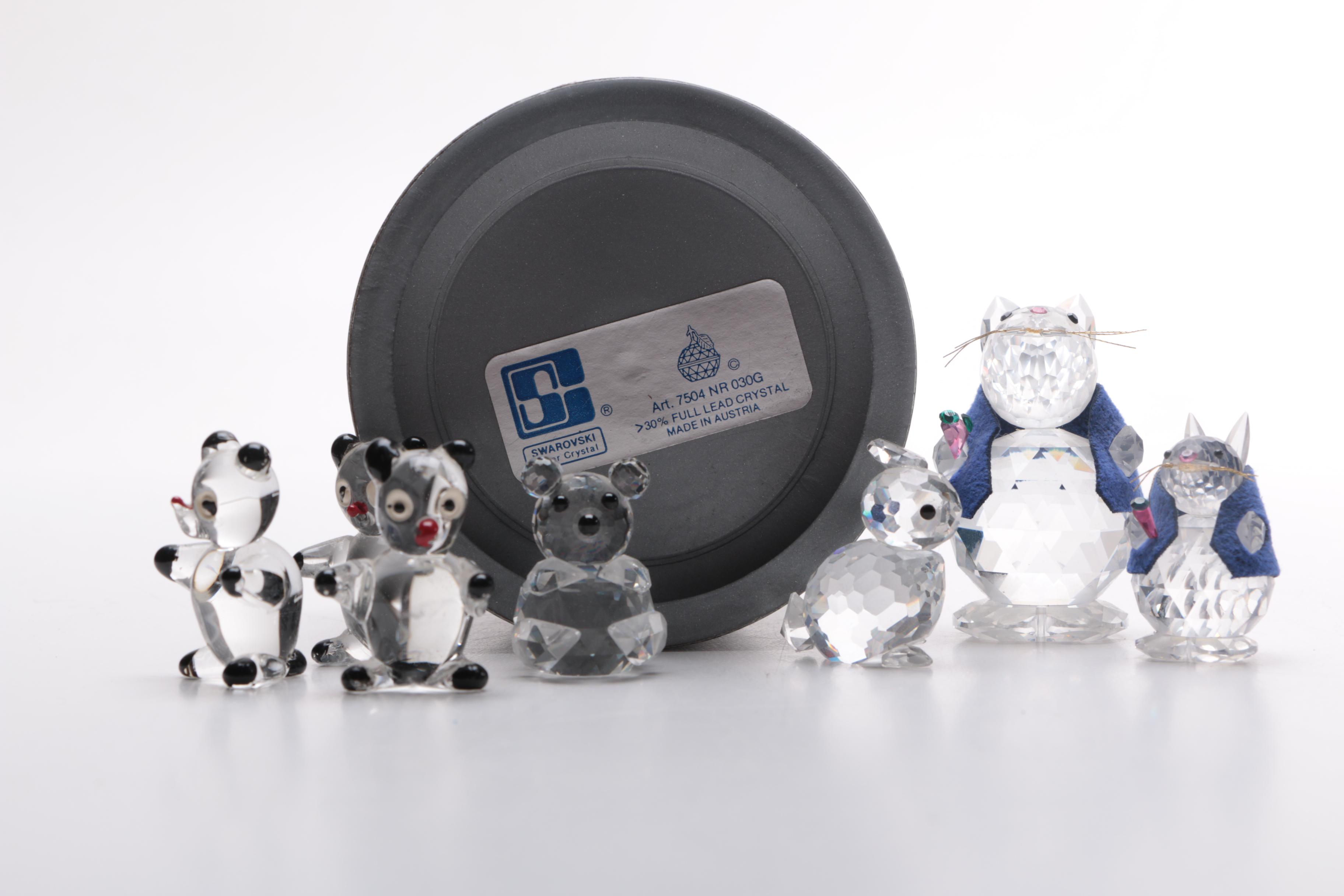 Swarovski Silver Crystal Figurines