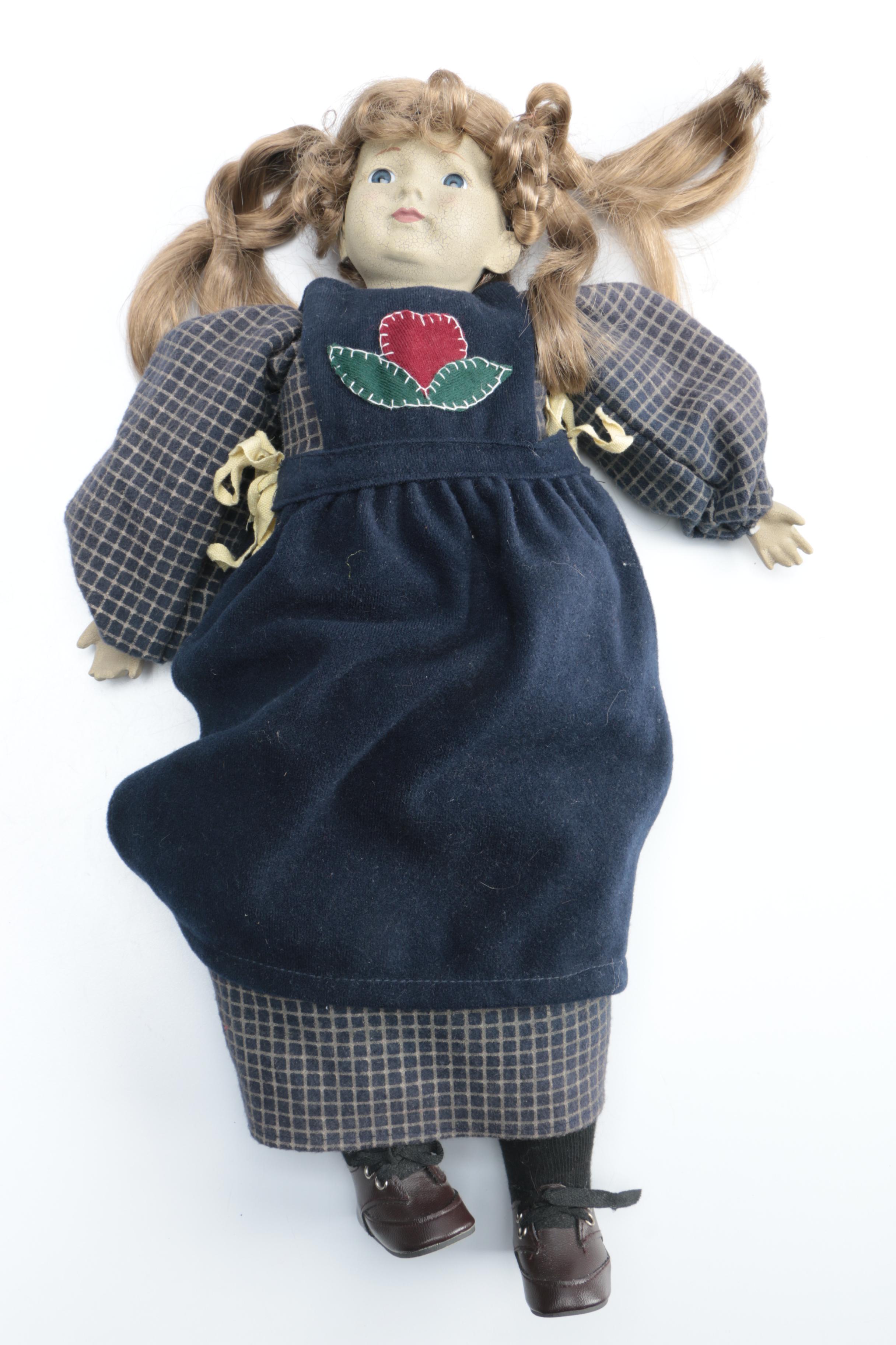 Vintage Composite and Cloth Dolls