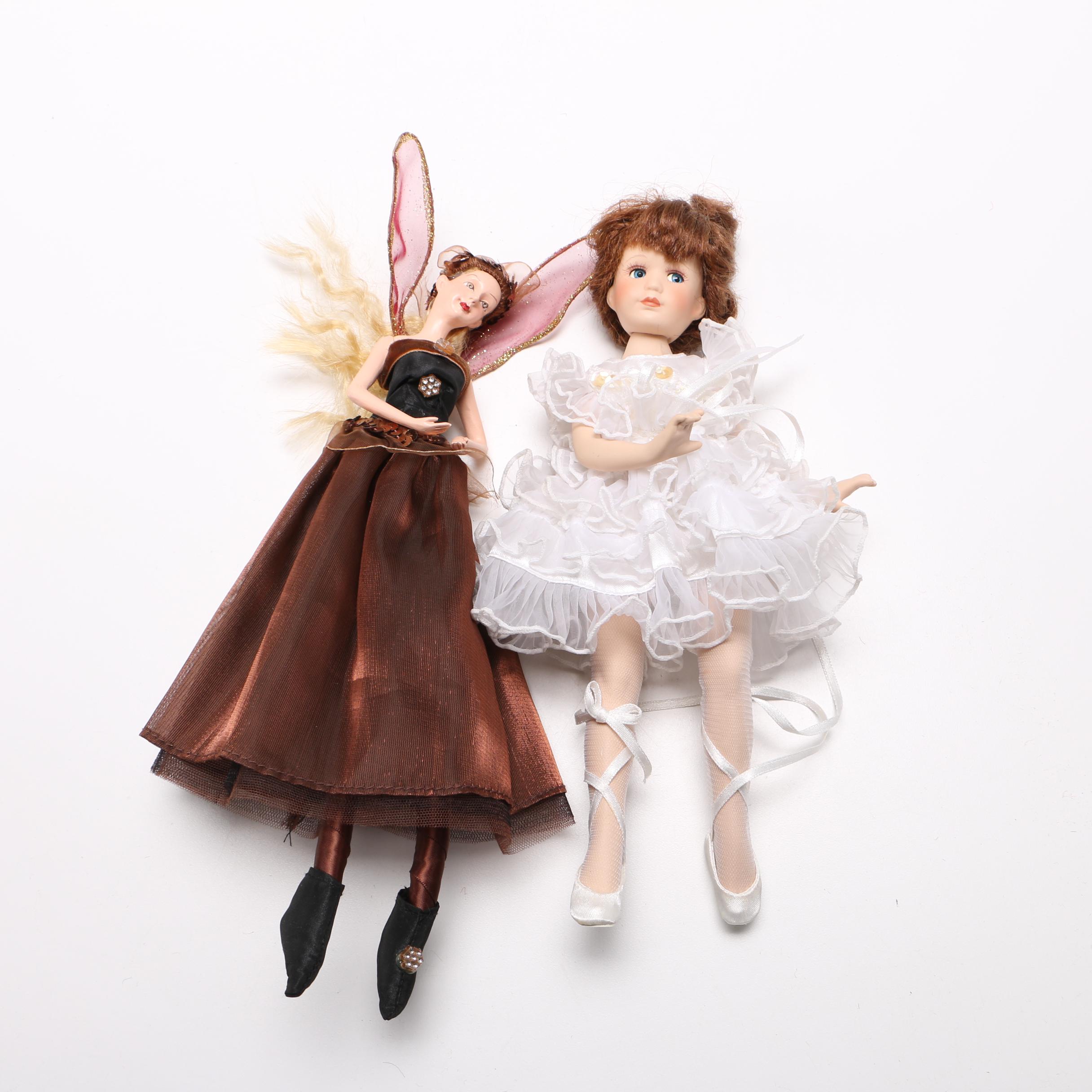 Porcelain and Composite Dolls with Betsy McCall Paper Dolls