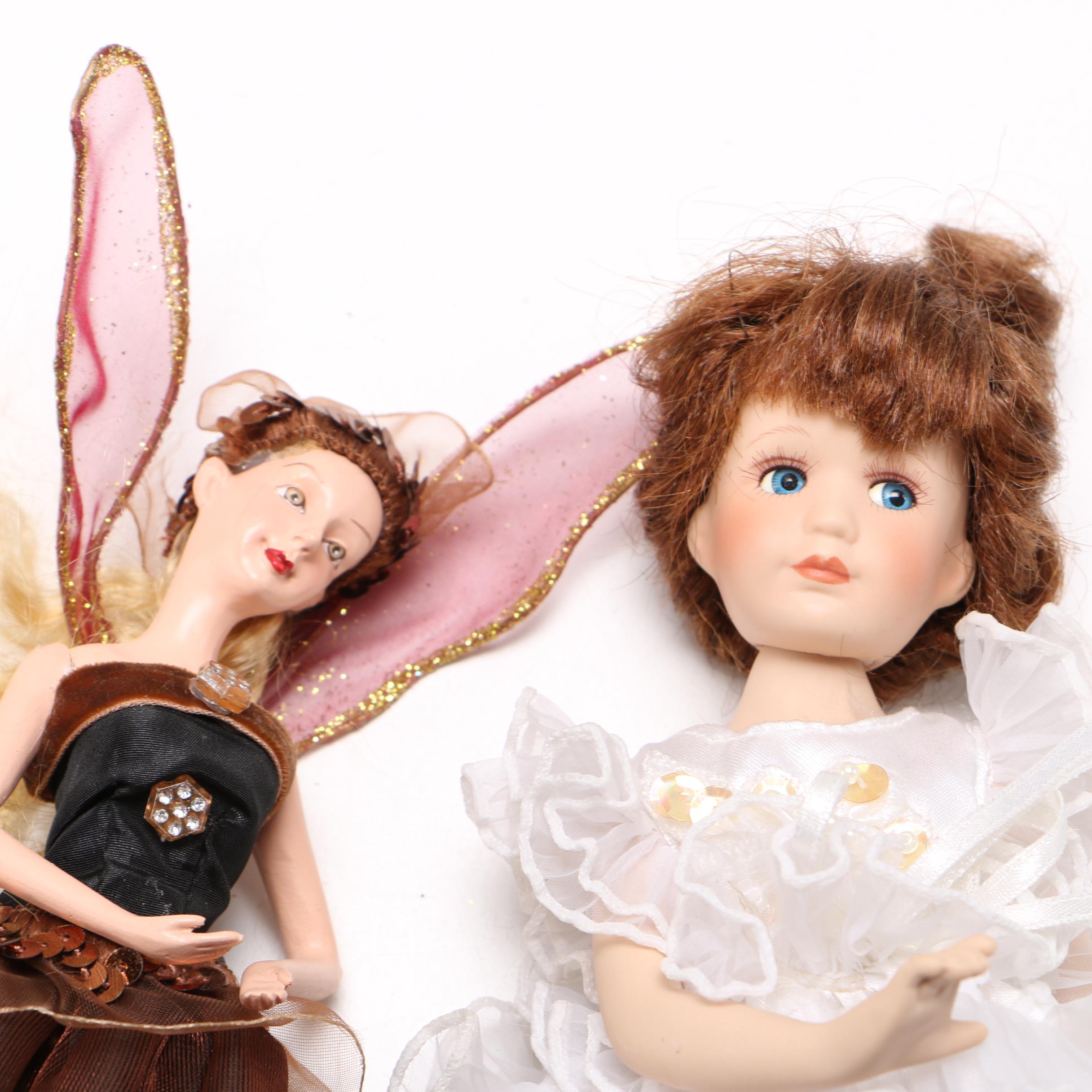 Porcelain and Composite Dolls with Betsy McCall Paper Dolls