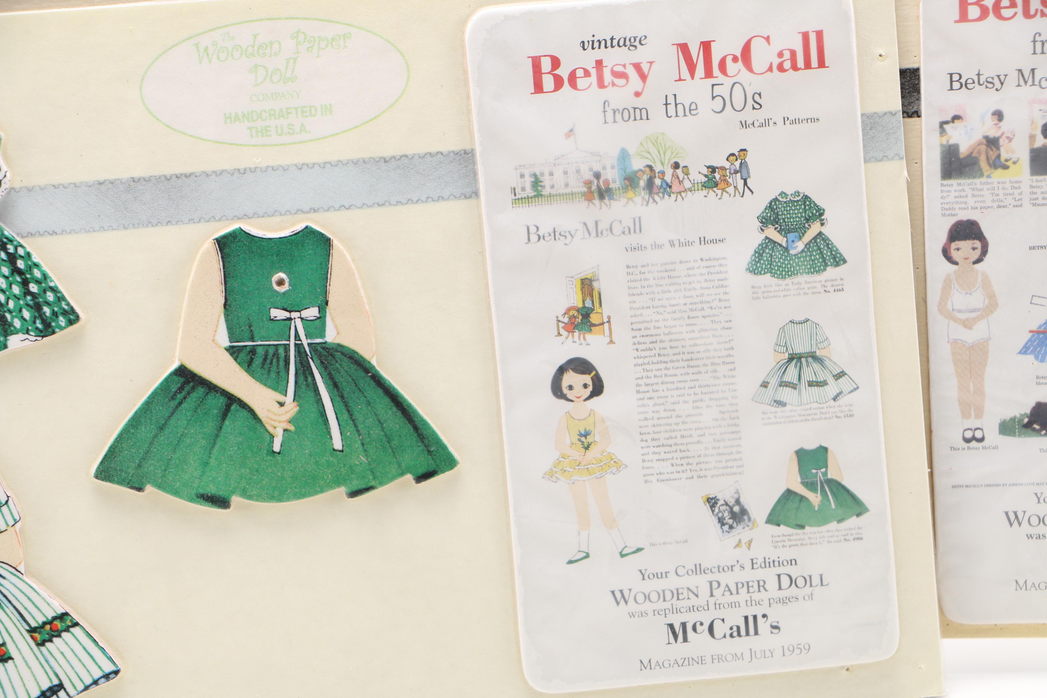 Porcelain and Composite Dolls with Betsy McCall Paper Dolls