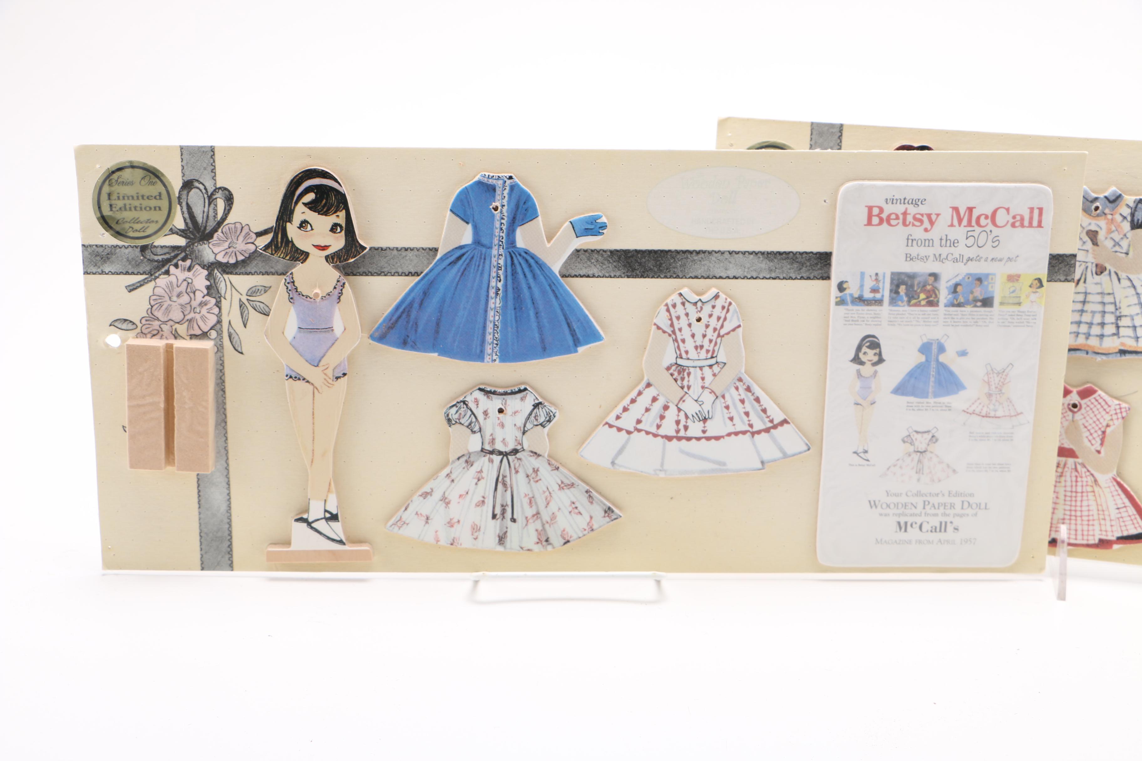 Porcelain and Composite Dolls with Betsy McCall Paper Dolls
