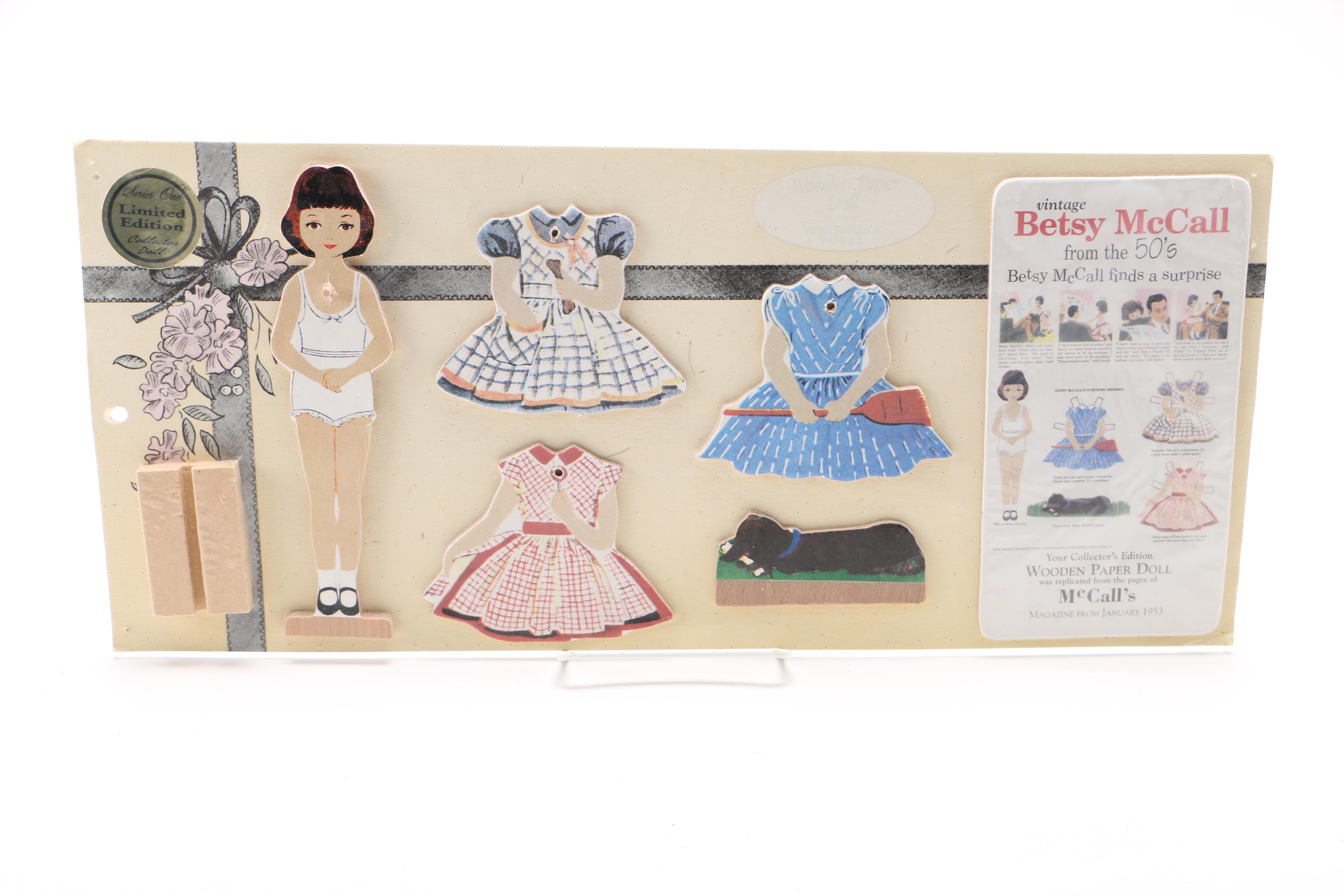 Porcelain and Composite Dolls with Betsy McCall Paper Dolls