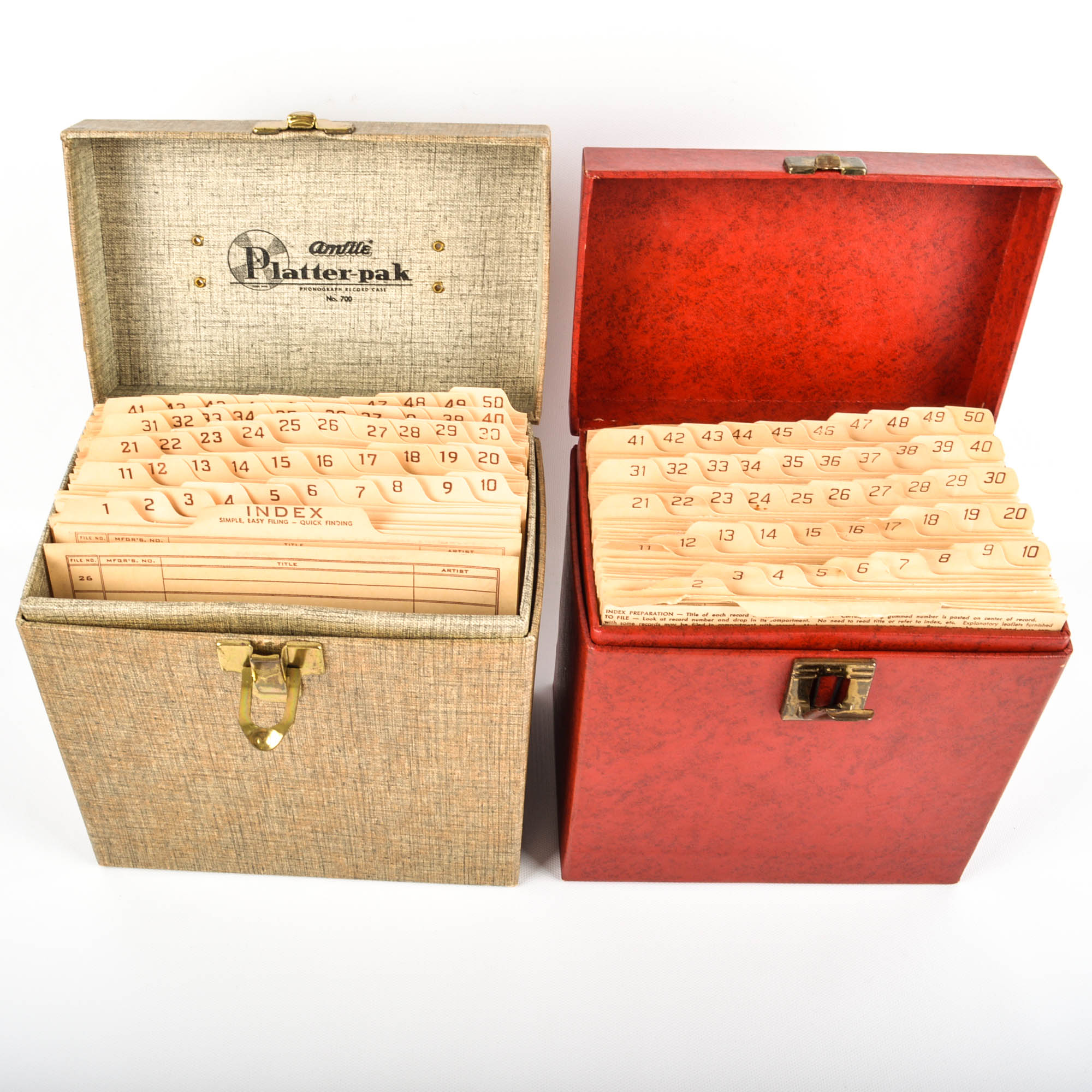 Jazz, Orchestral, Vocalist and Other Mid-Century Records, Cases