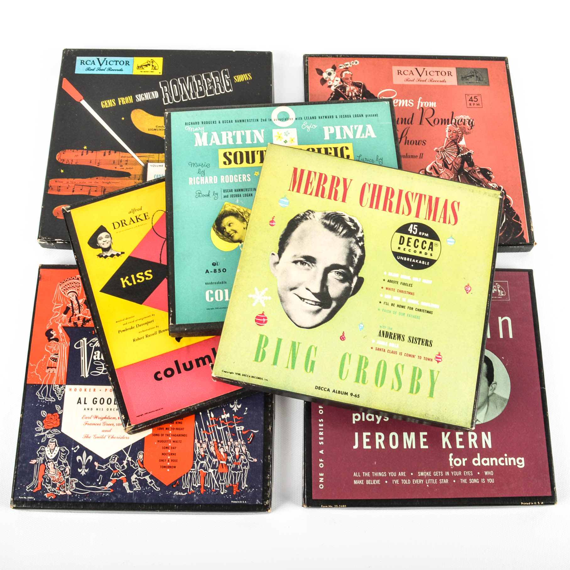 Jazz, Orchestral, Vocalist and Other Mid-Century Records, Cases