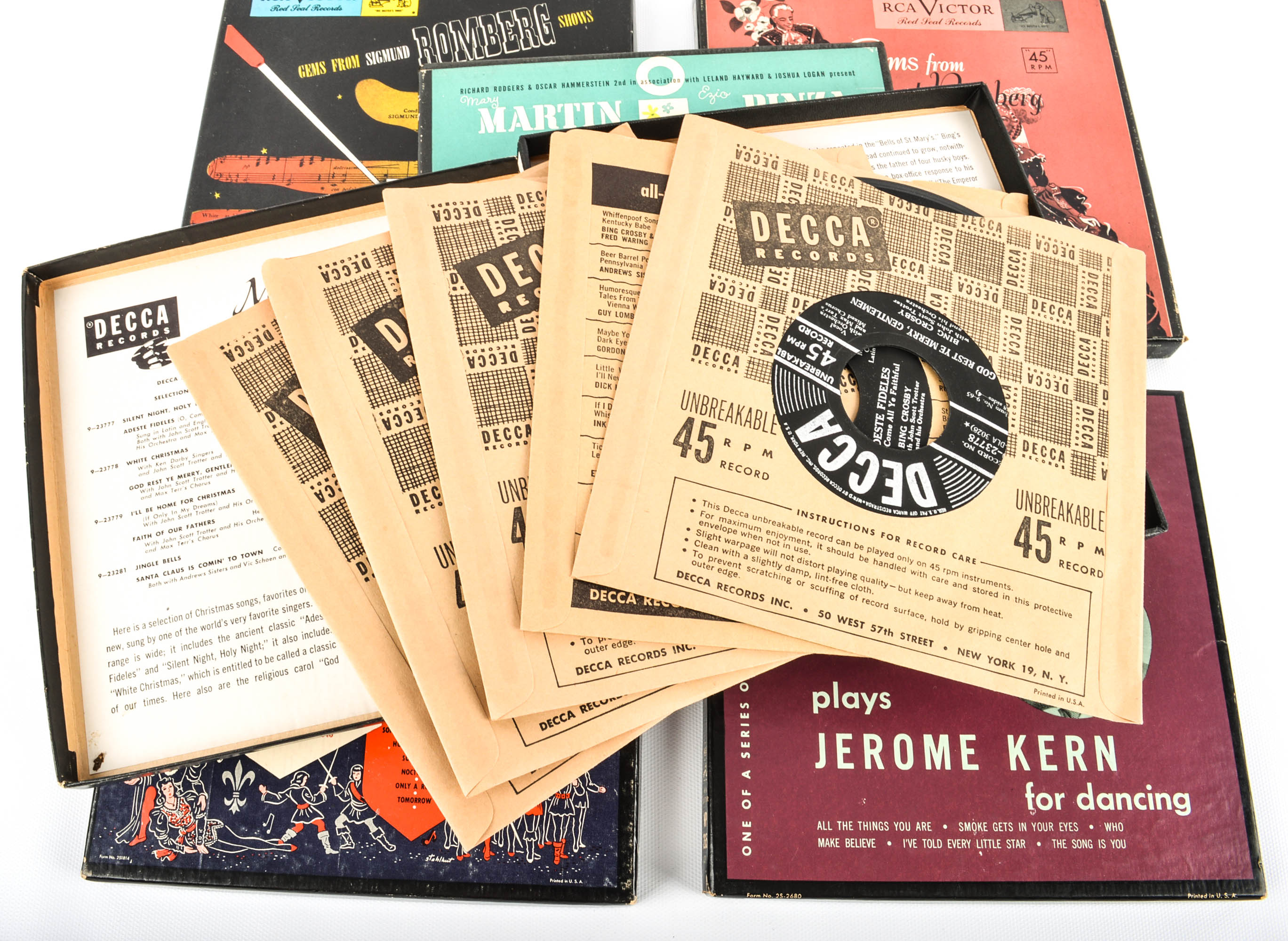 Jazz, Orchestral, Vocalist and Other Mid-Century Records, Cases