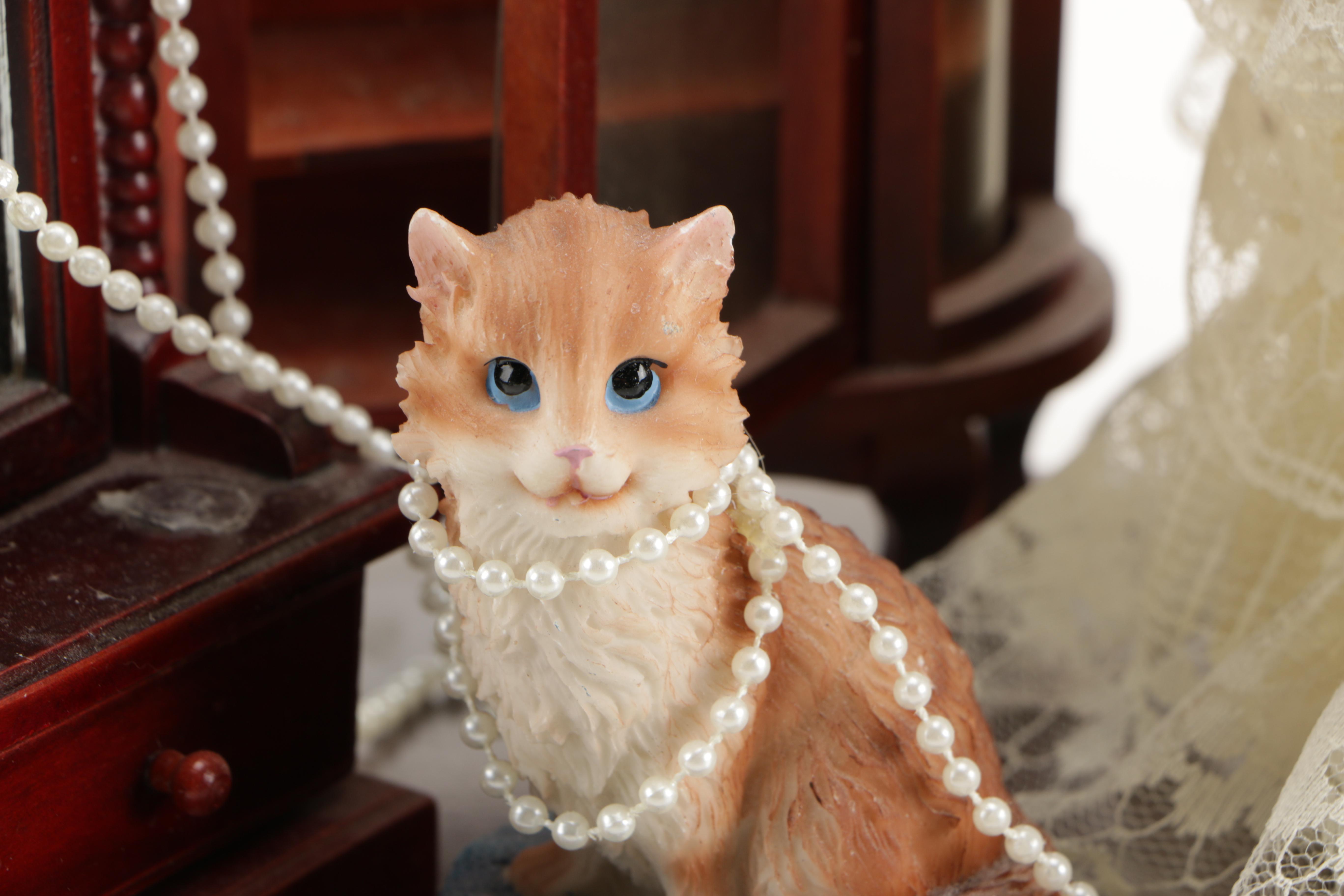 Collectors Choice Porcelain Doll With Accessories