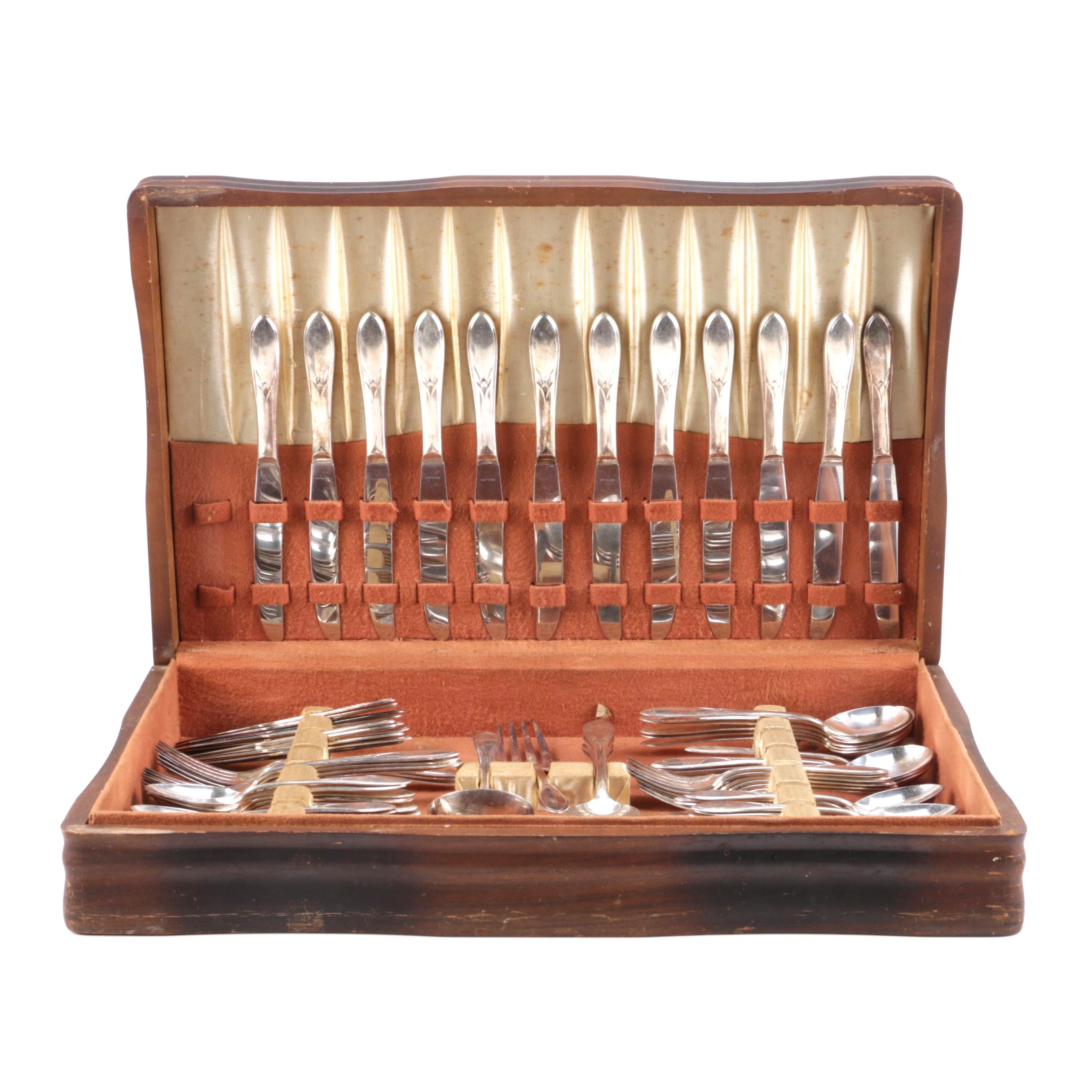 William Rogers Silver Plate Flatware Set