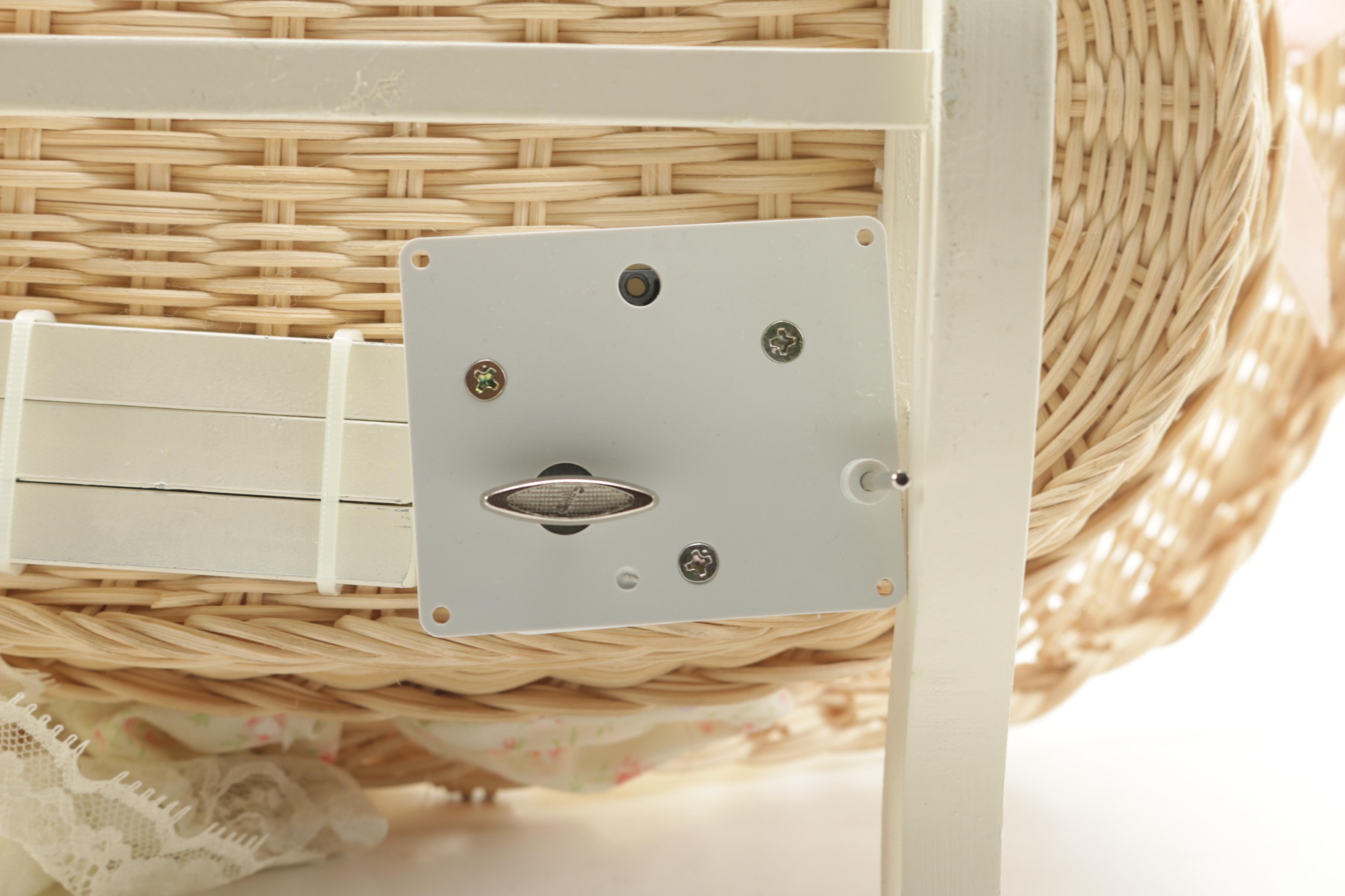 Baby Doll in Rocking Basket