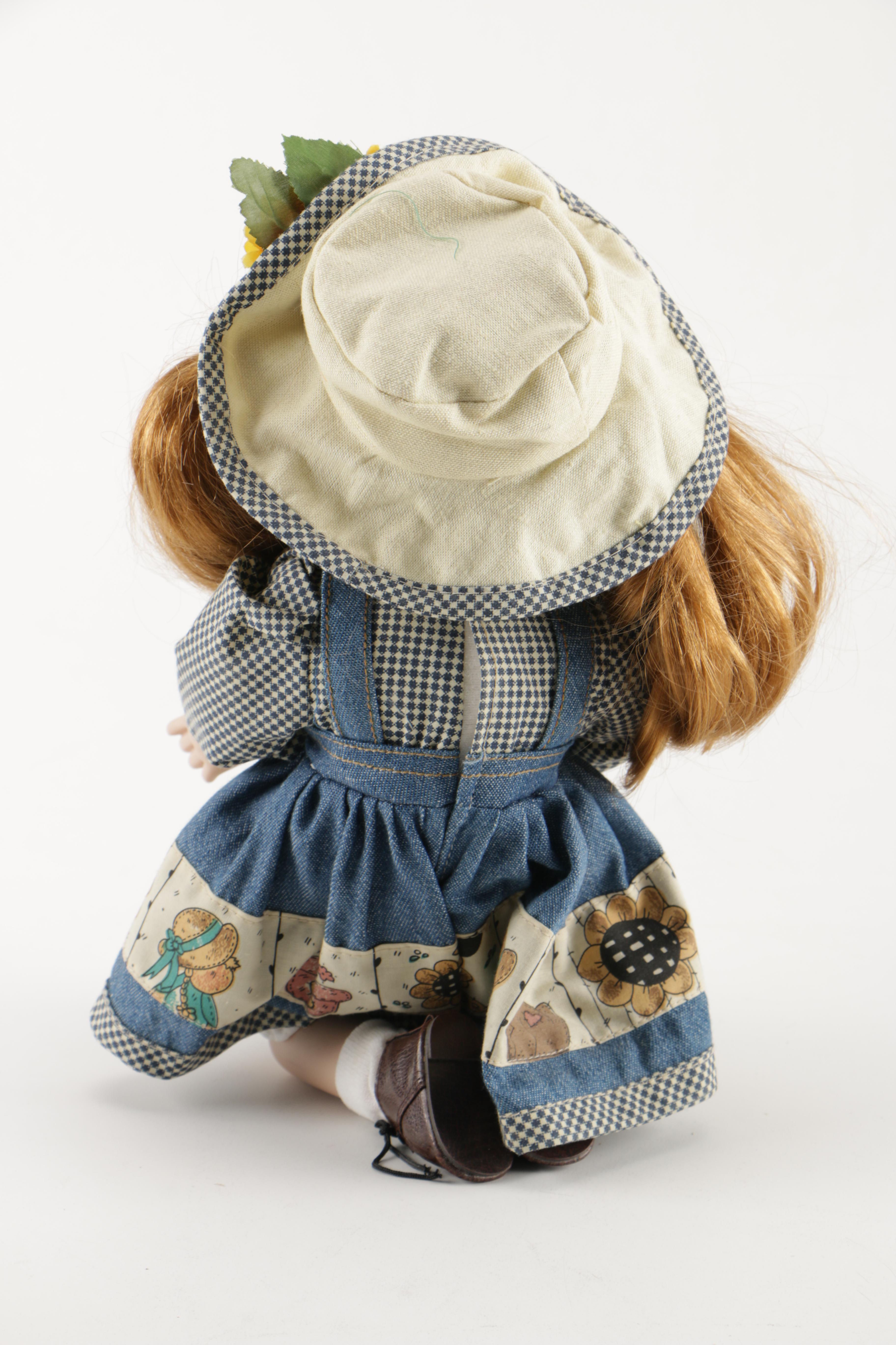 Porcelain Doll With Bird