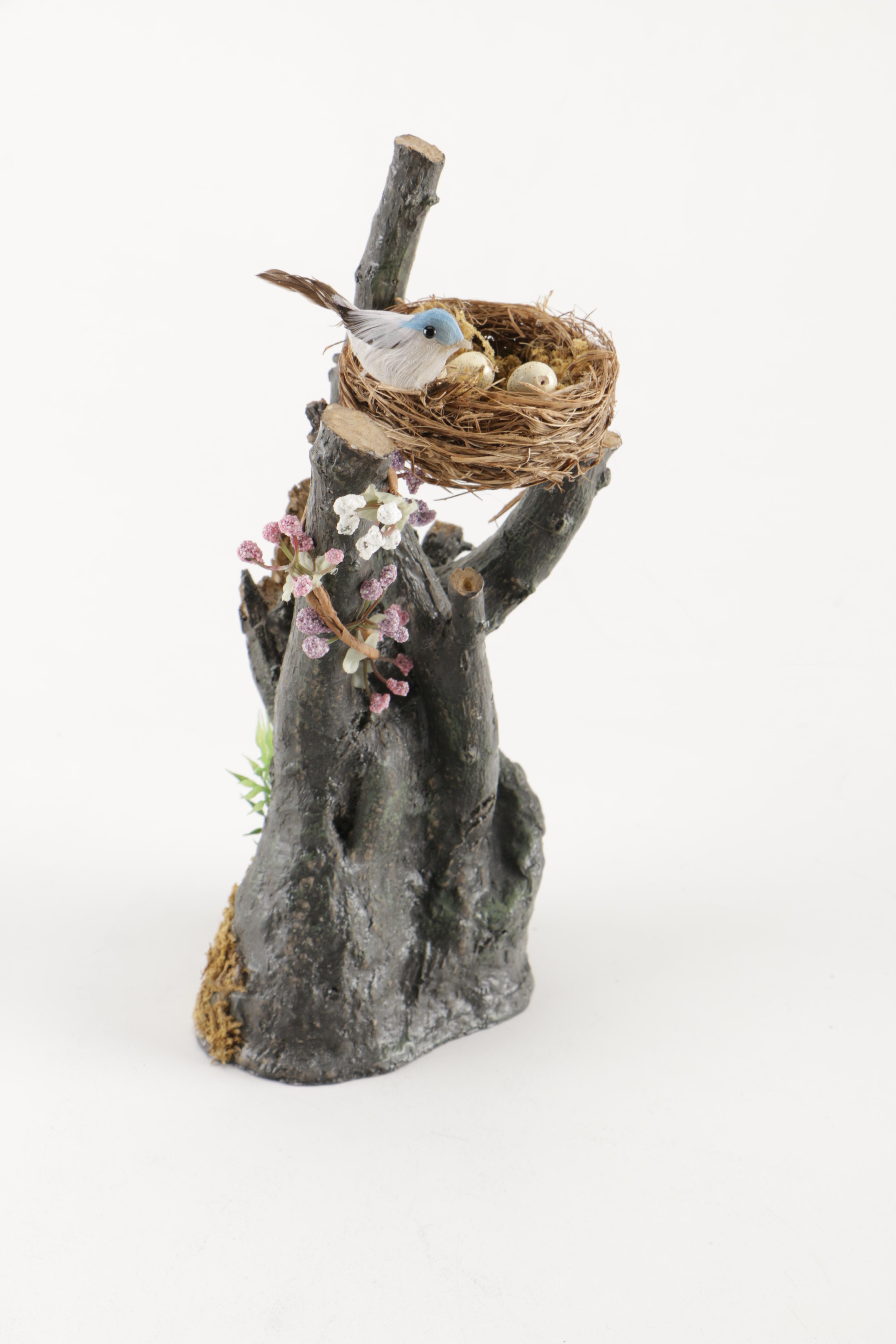 Porcelain Doll With Bird