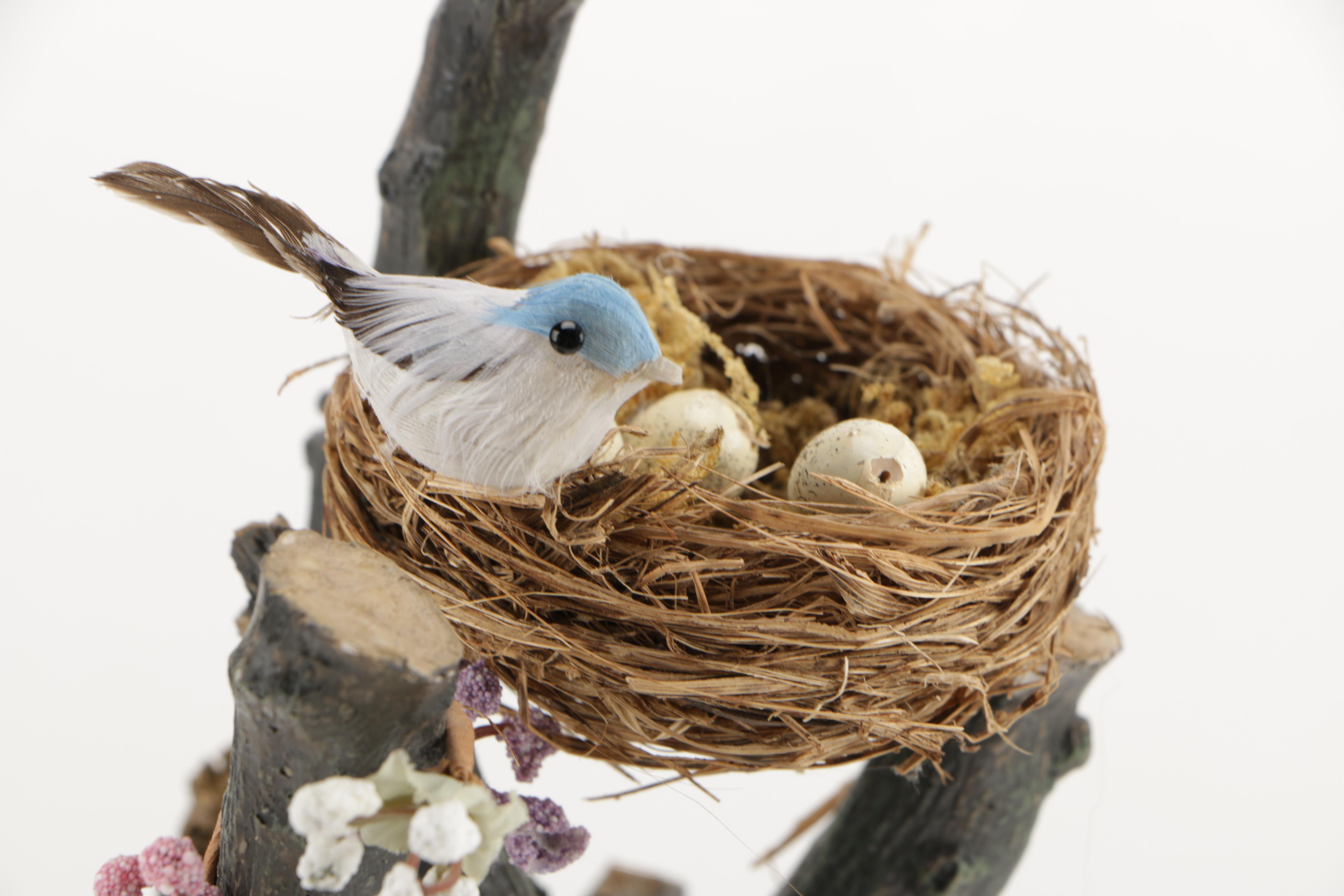 Porcelain Doll With Bird