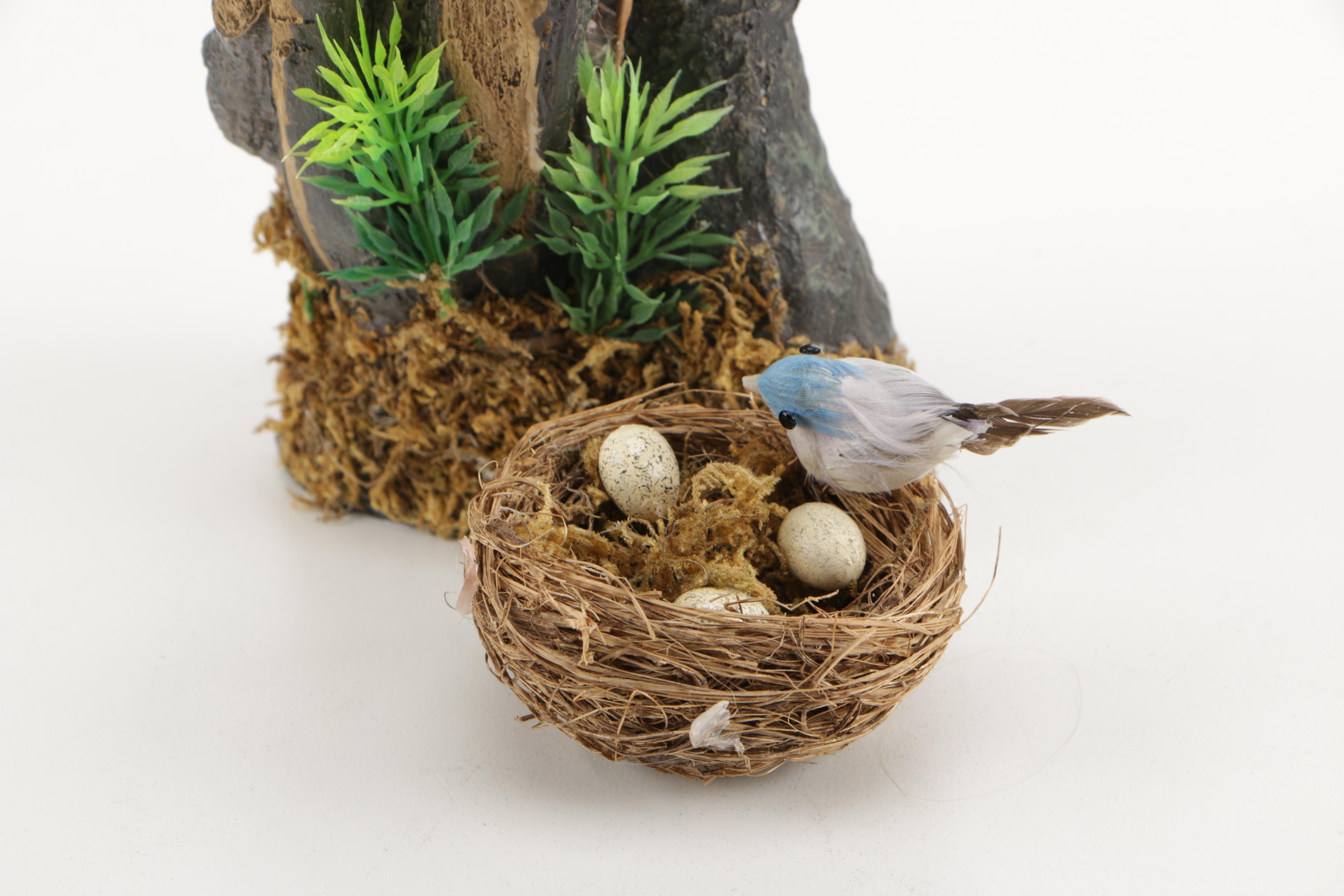 Porcelain Doll With Bird