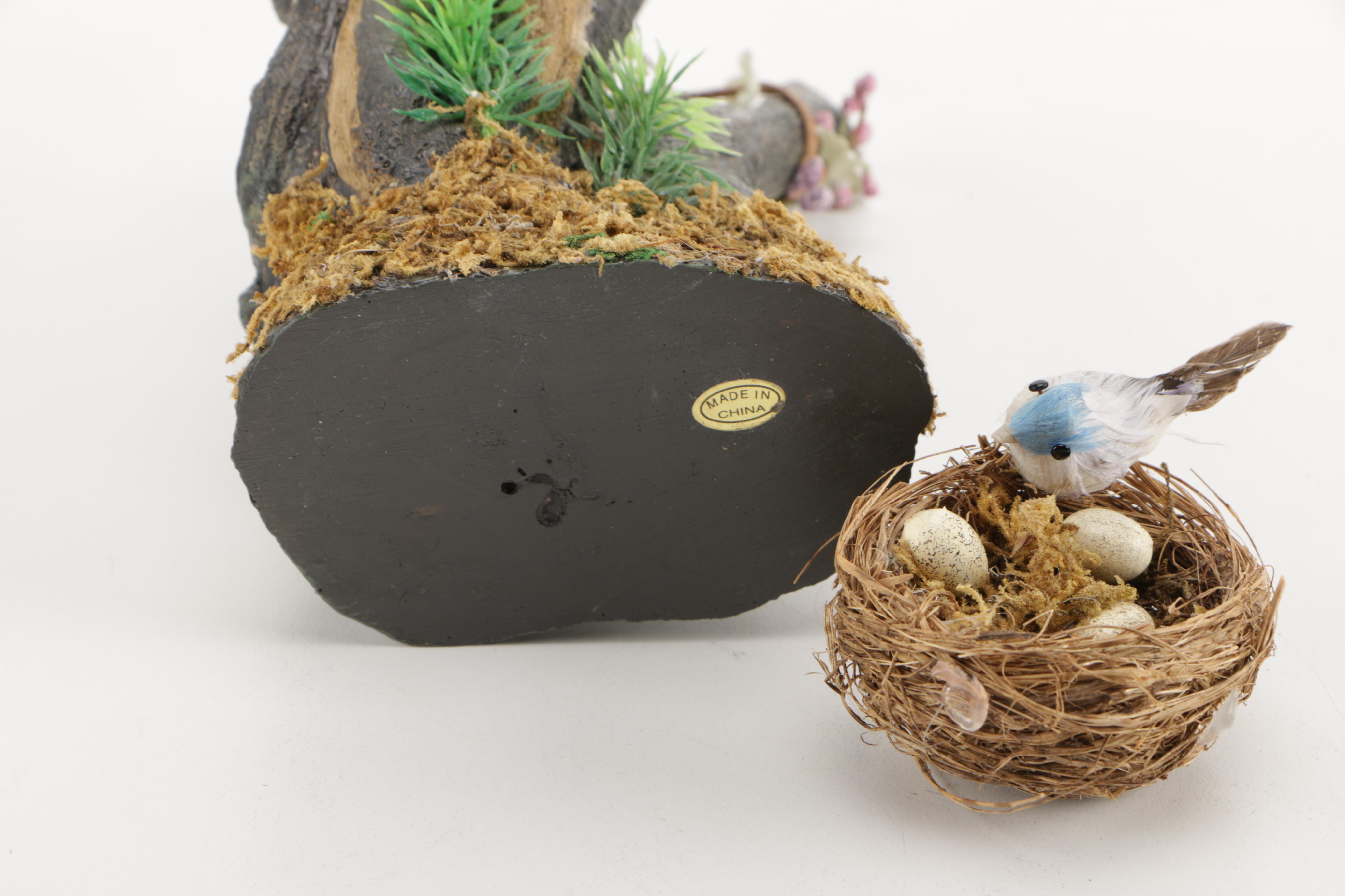 Porcelain Doll With Bird