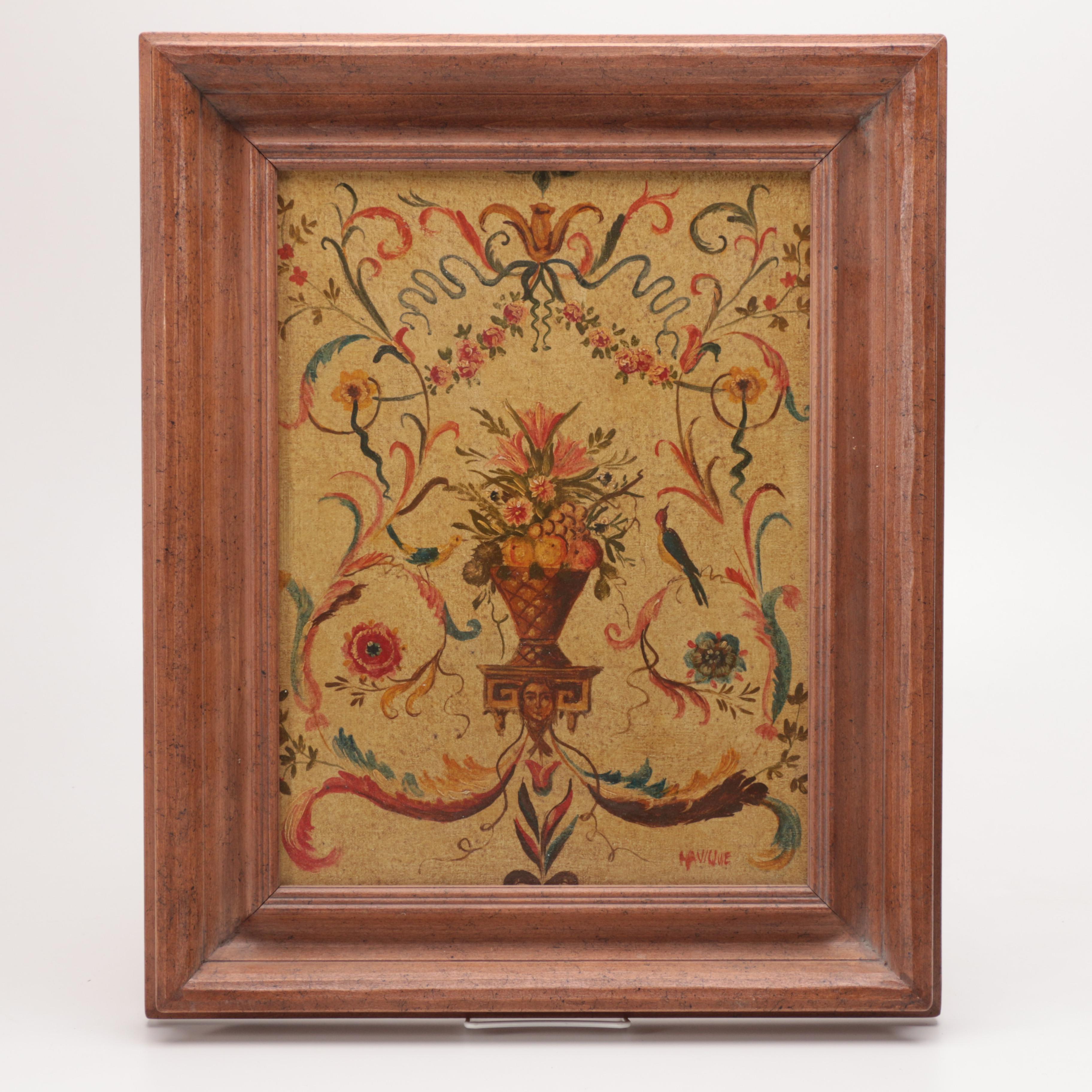 Mavique Oil Painting on Canvas "French Country"