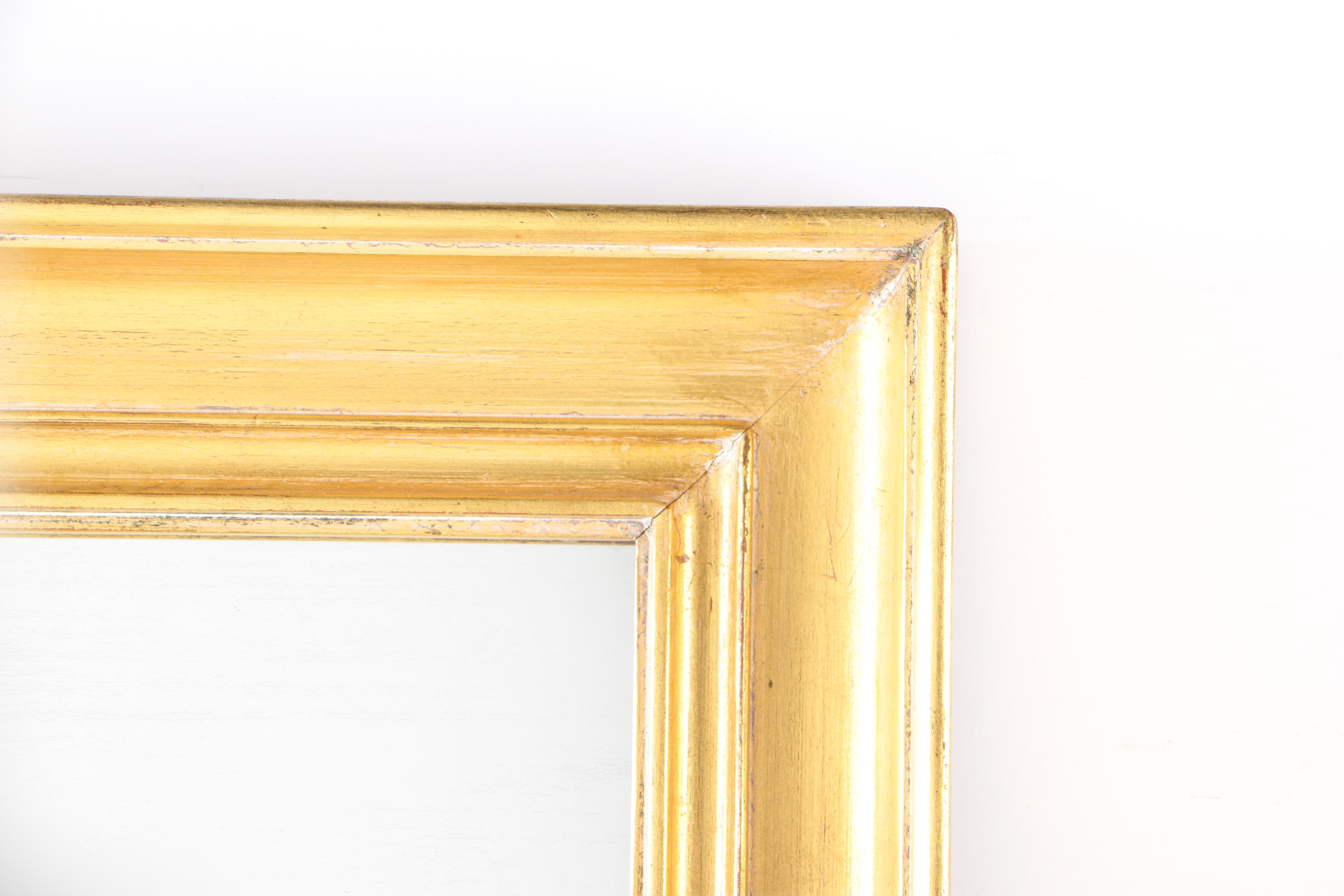 Gold Tone Wall Mirror