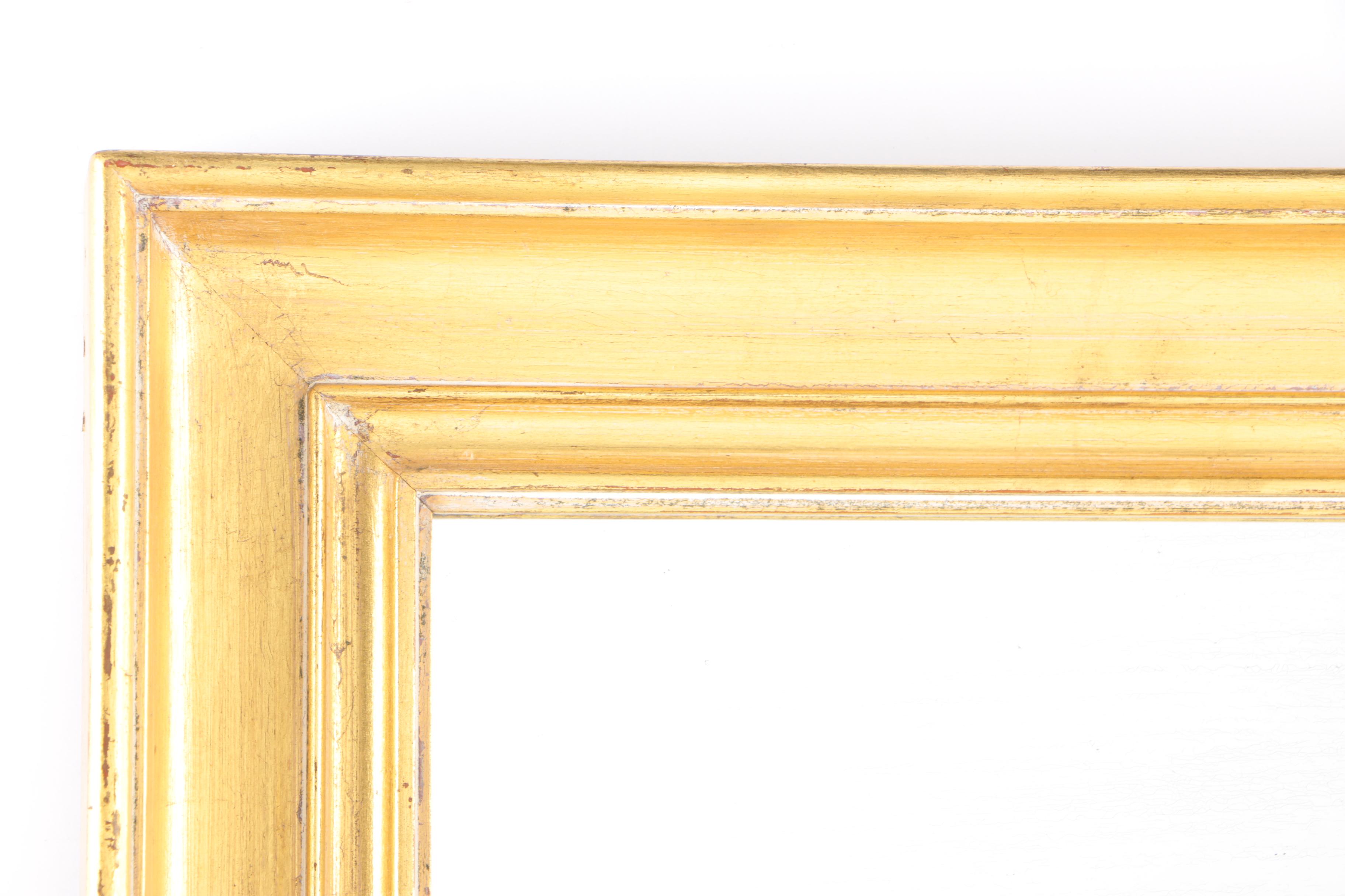 Gold Tone Wall Mirror
