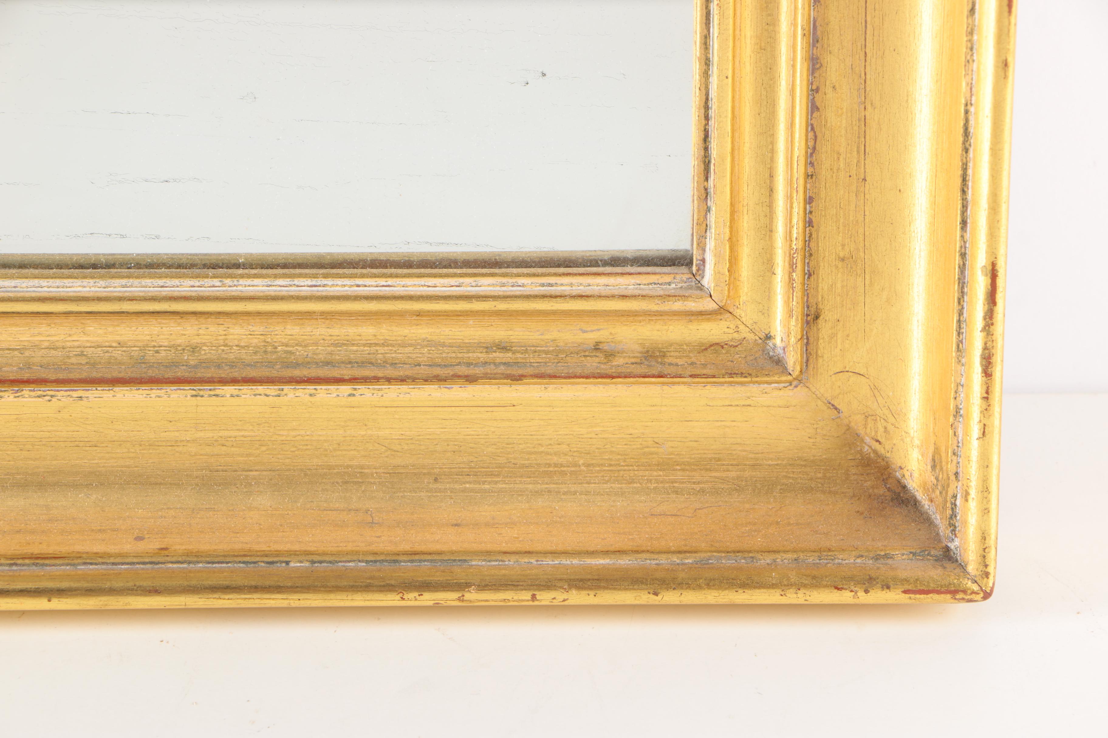 Gold Tone Wall Mirror