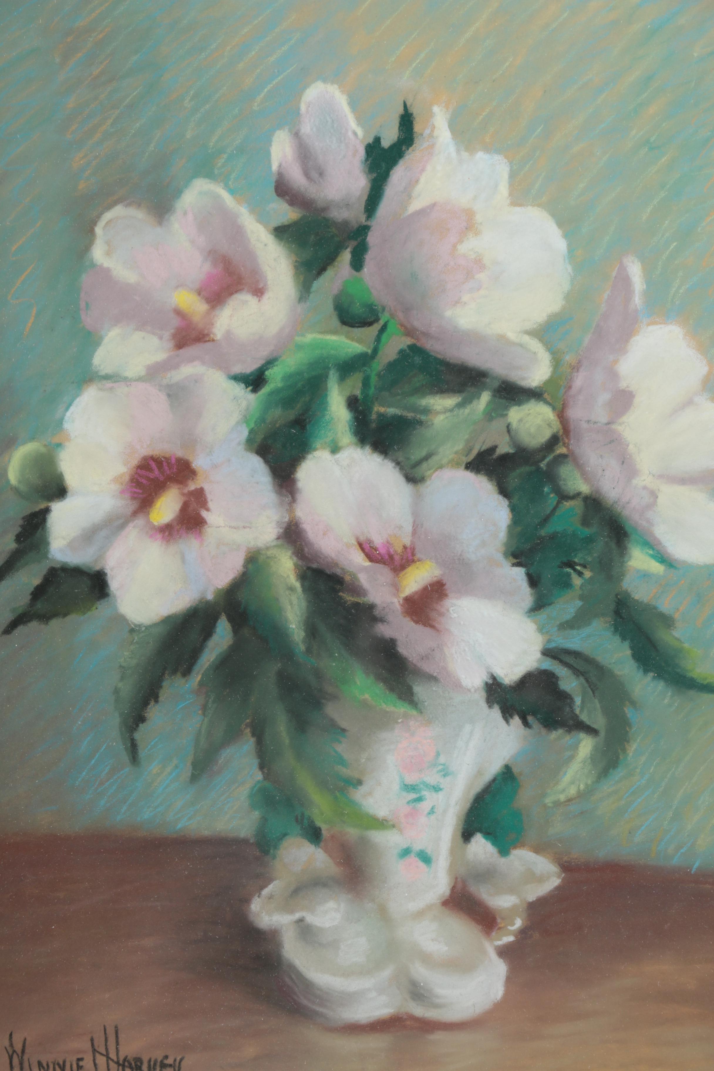 Winnie Harvey Chalk Pastel "Floral Still Life"