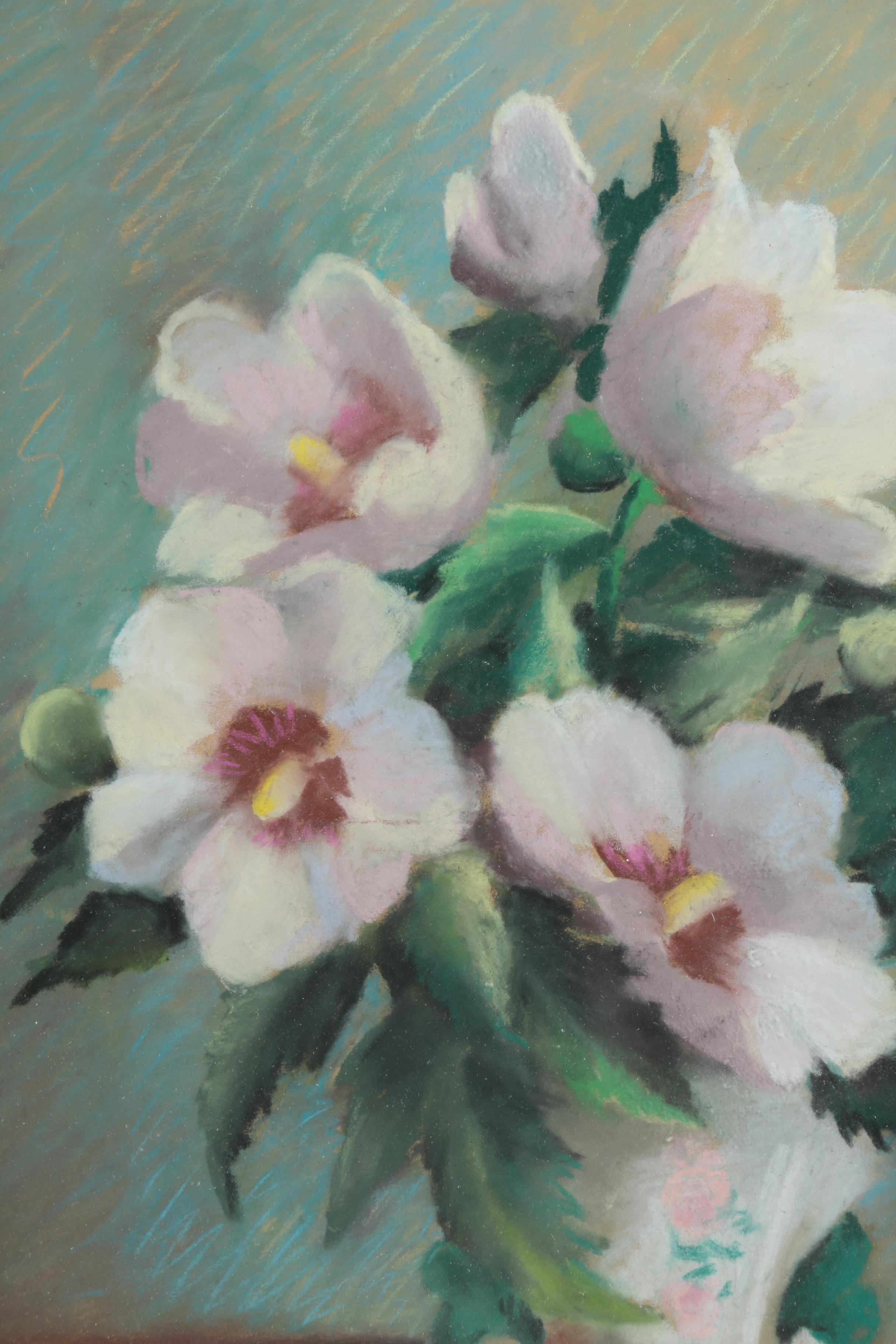 Winnie Harvey Chalk Pastel "Floral Still Life"