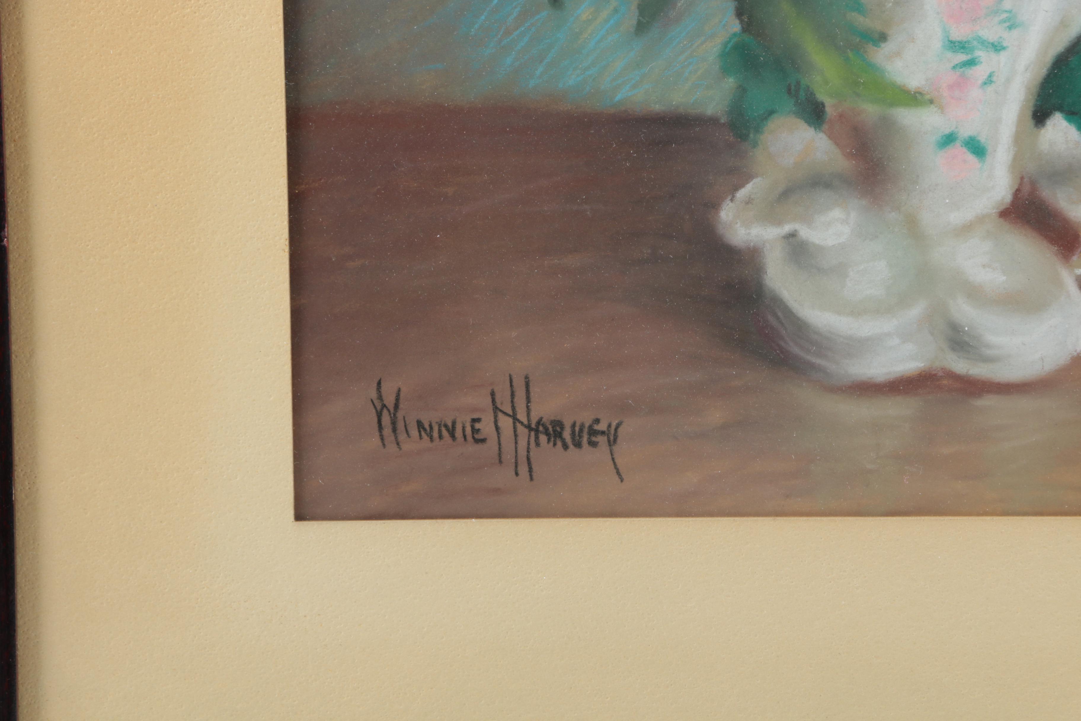 Winnie Harvey Chalk Pastel "Floral Still Life"