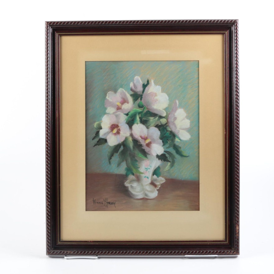 Winnie Harvey Chalk Pastel "Floral Still Life"