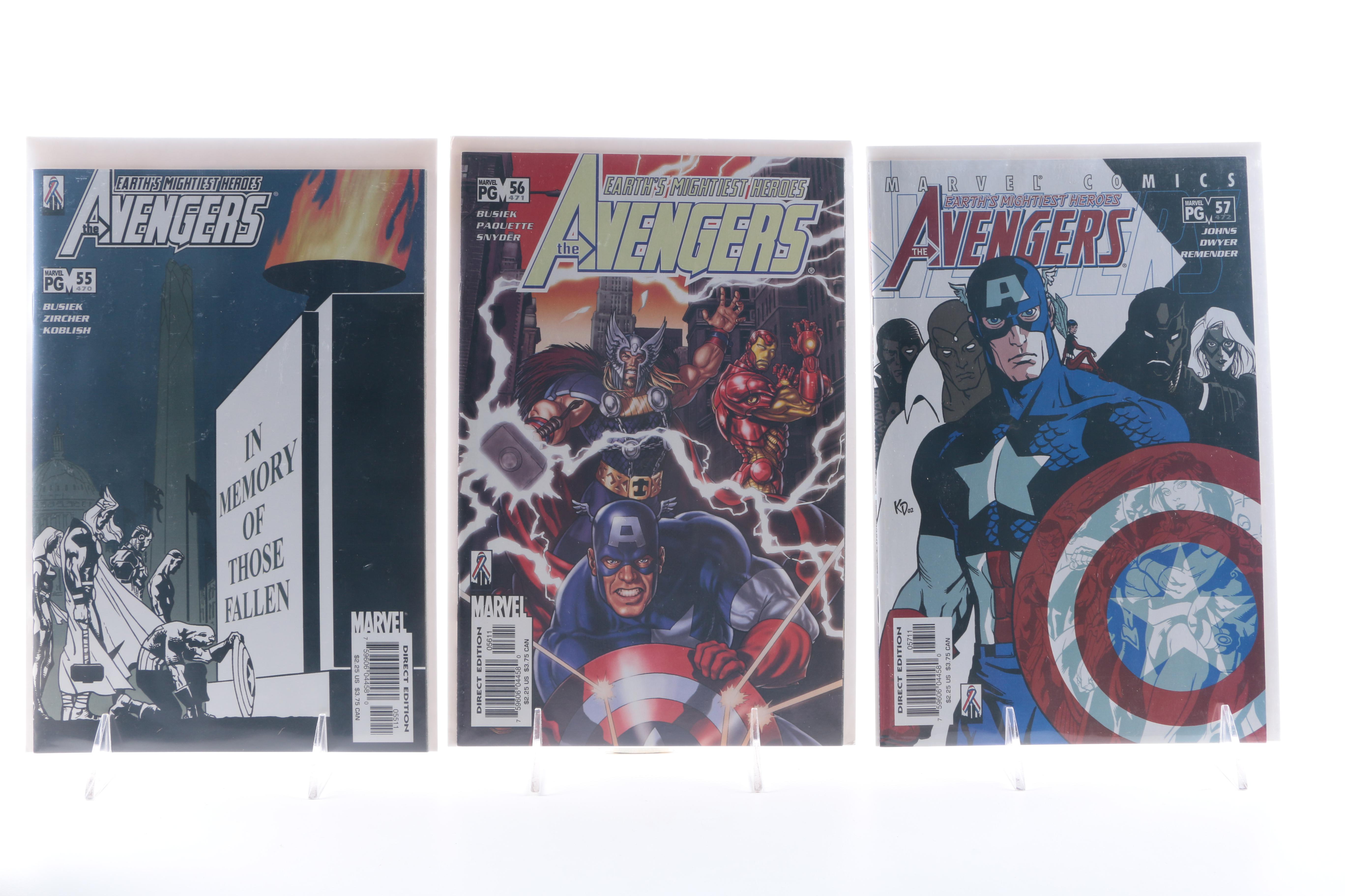 "The Avengers" Series 3 Issues 1-79