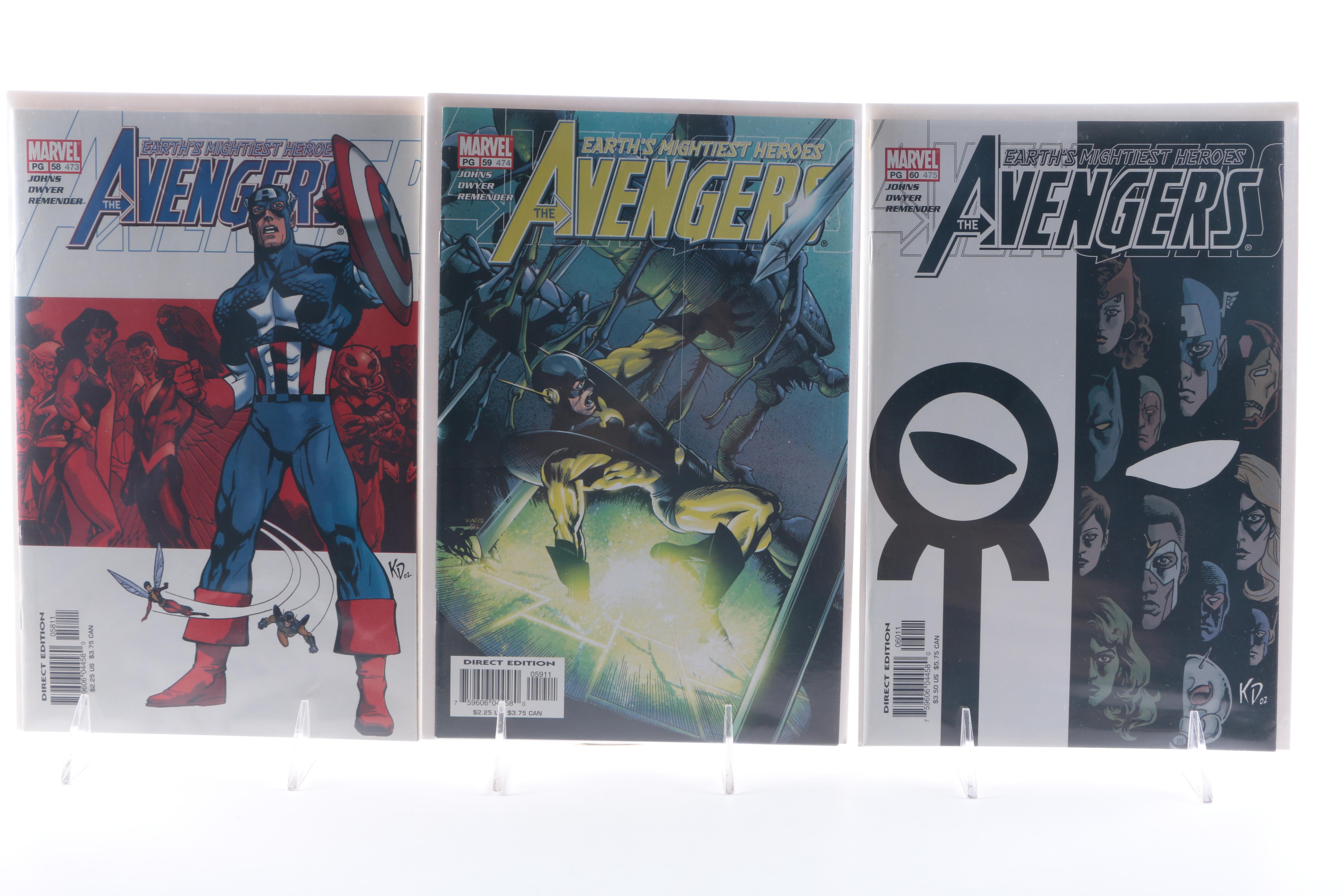 "The Avengers" Series 3 Issues 1-79