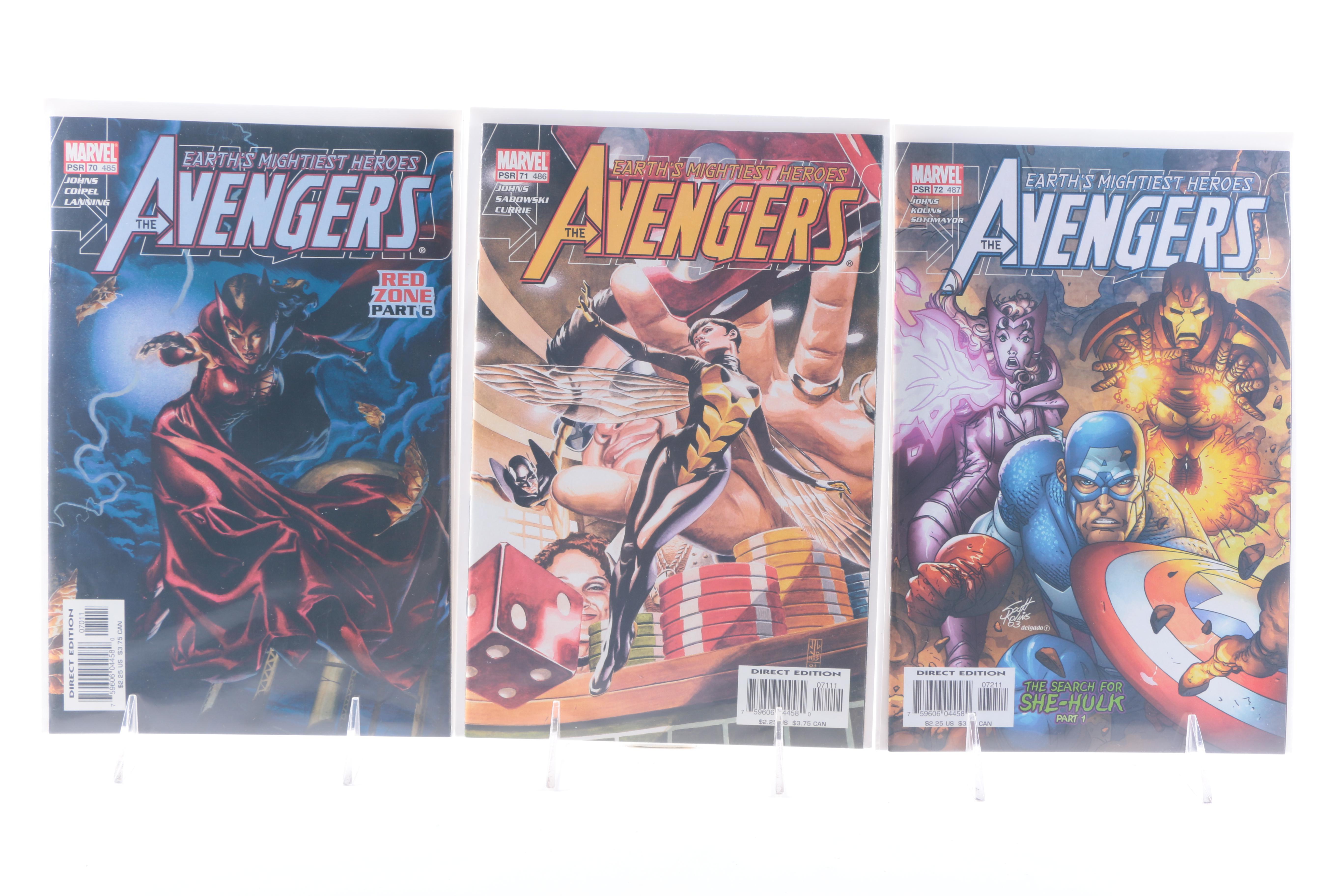 "The Avengers" Series 3 Issues 1-79