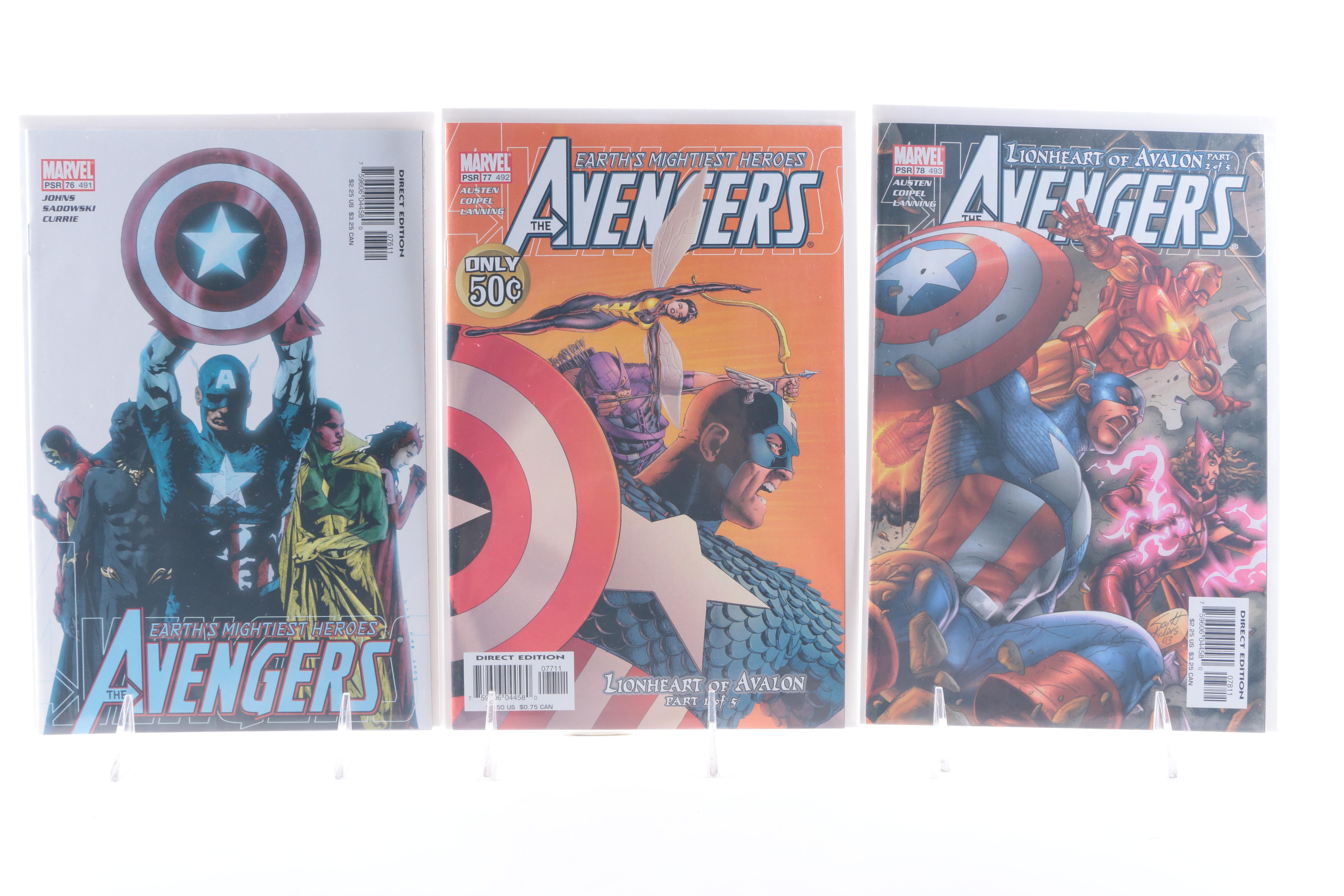 "The Avengers" Series 3 Issues 1-79