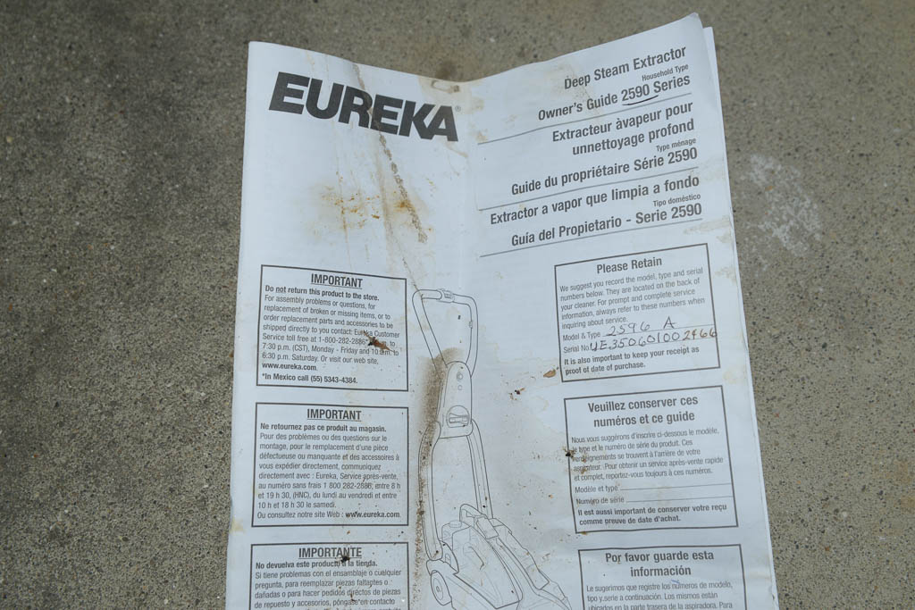 Eureka Atlantis OptiHeat Deep Clean Extractor and Bissell Cleanview Vacuum Cleaner