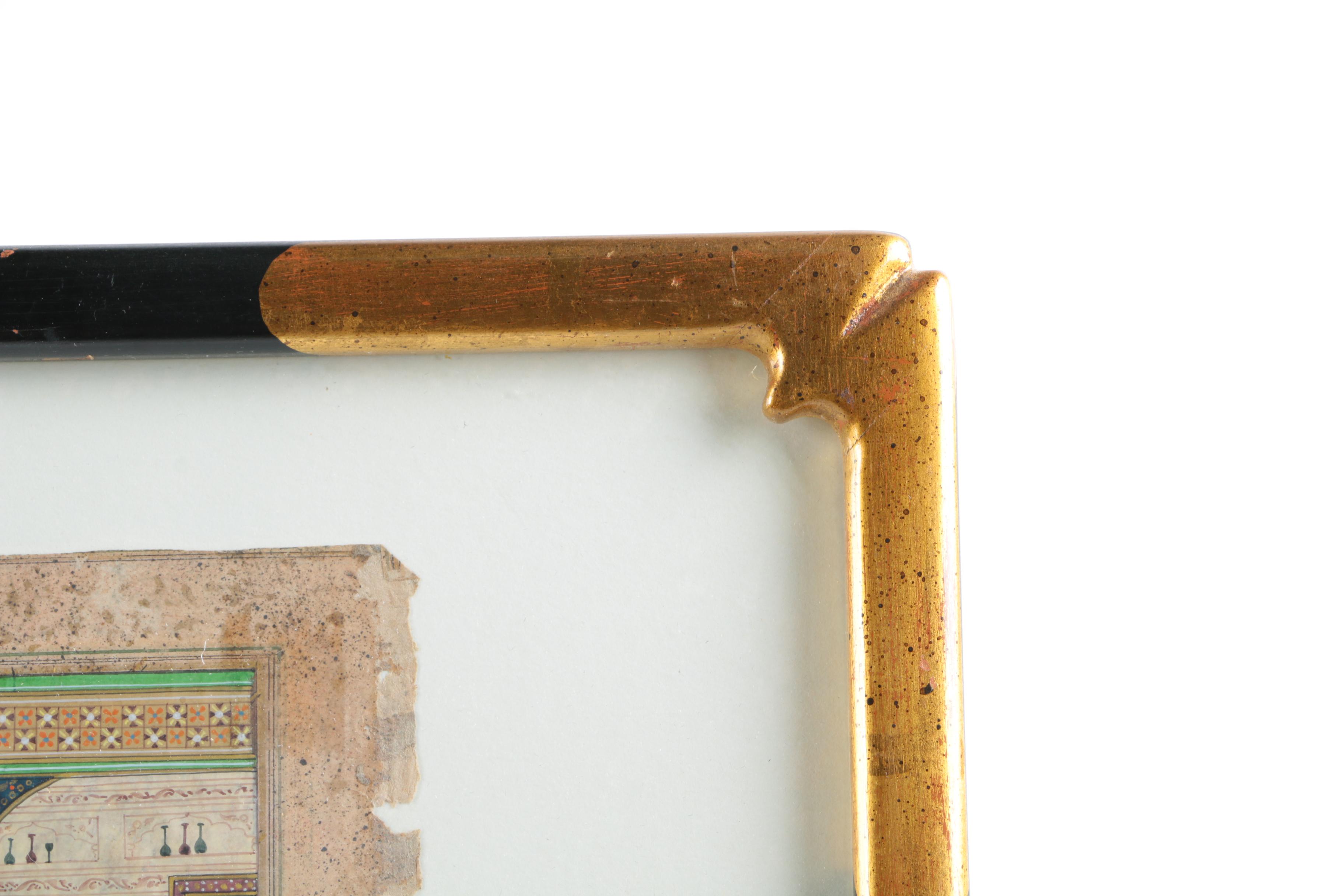 Indo-Persian Inspired Gouache Illustrations and Miniature Paintings on Paper and Resin