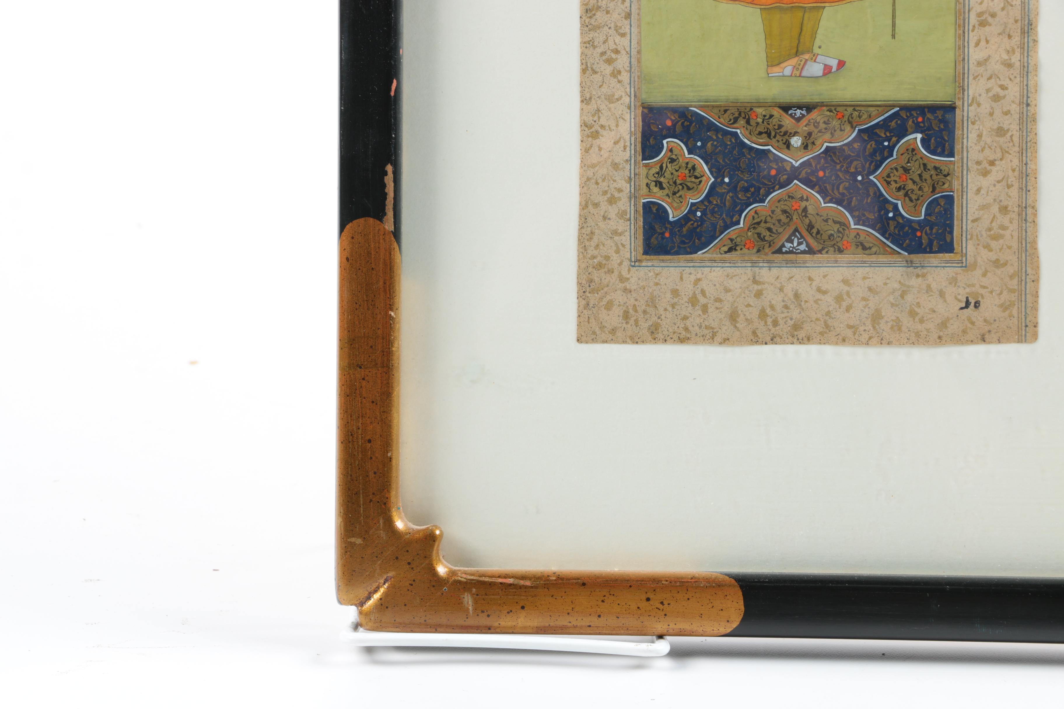 Indo-Persian Inspired Gouache Illustrations and Miniature Paintings on Paper and Resin