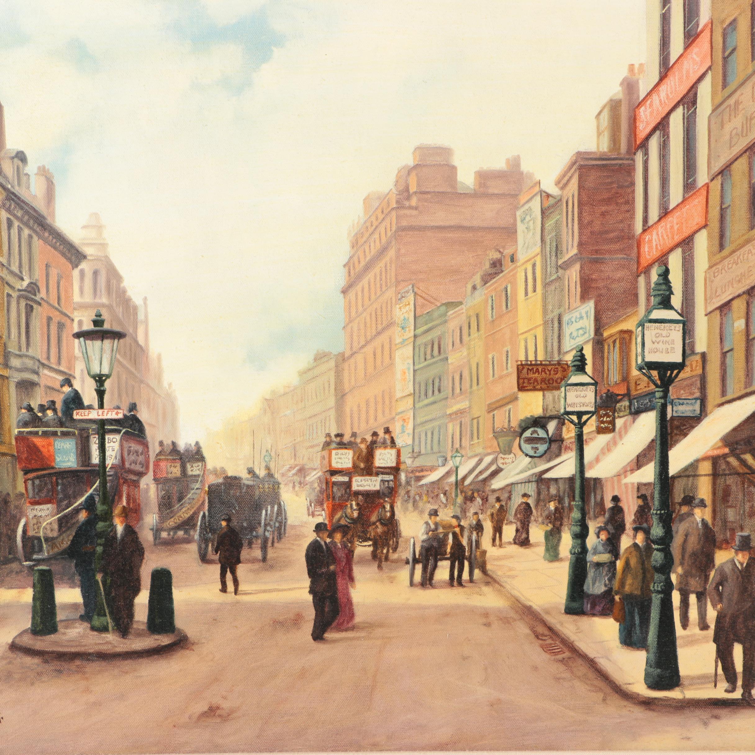 Fermor Oil on Canvas "Holburn, London"