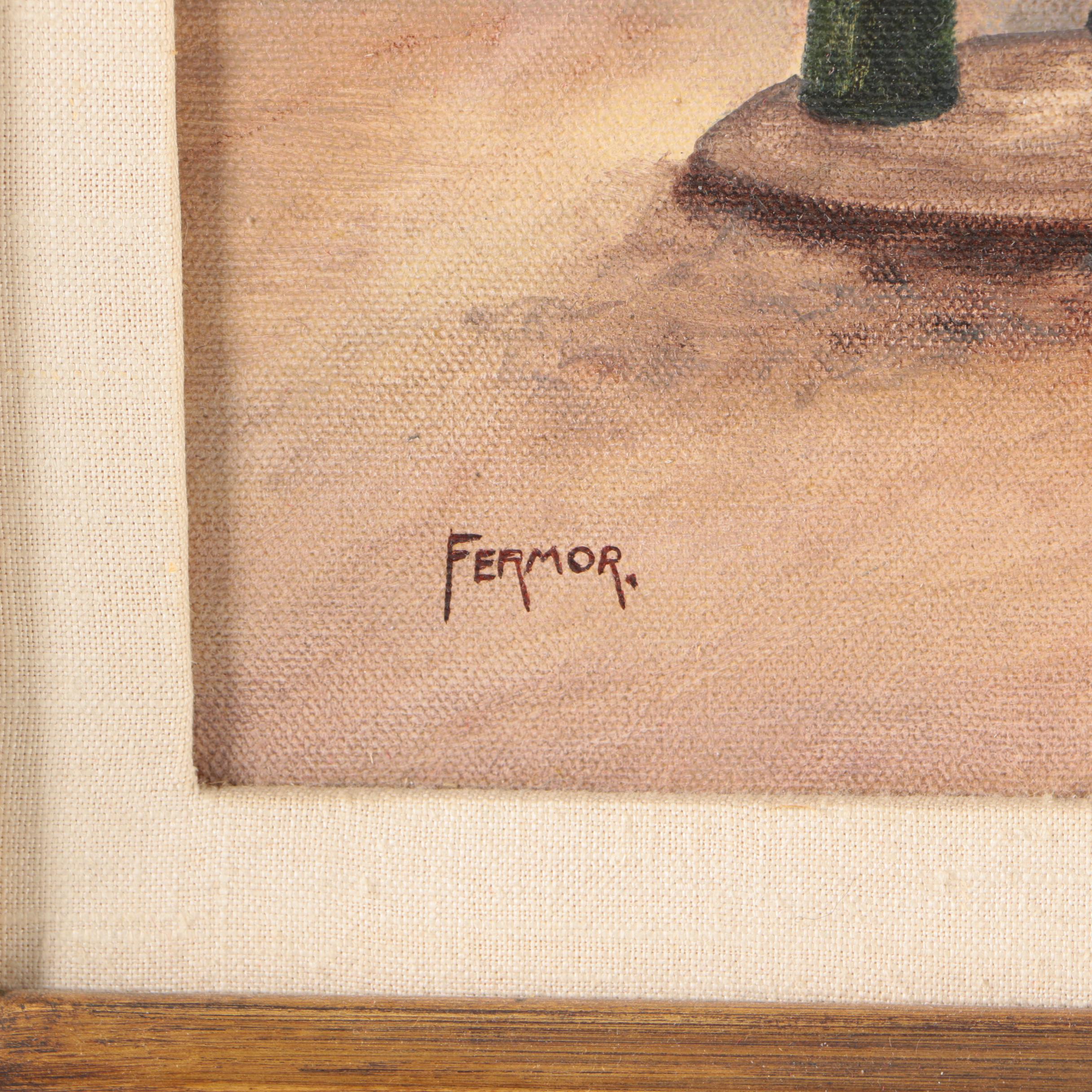 Fermor Oil on Canvas "Holburn, London"