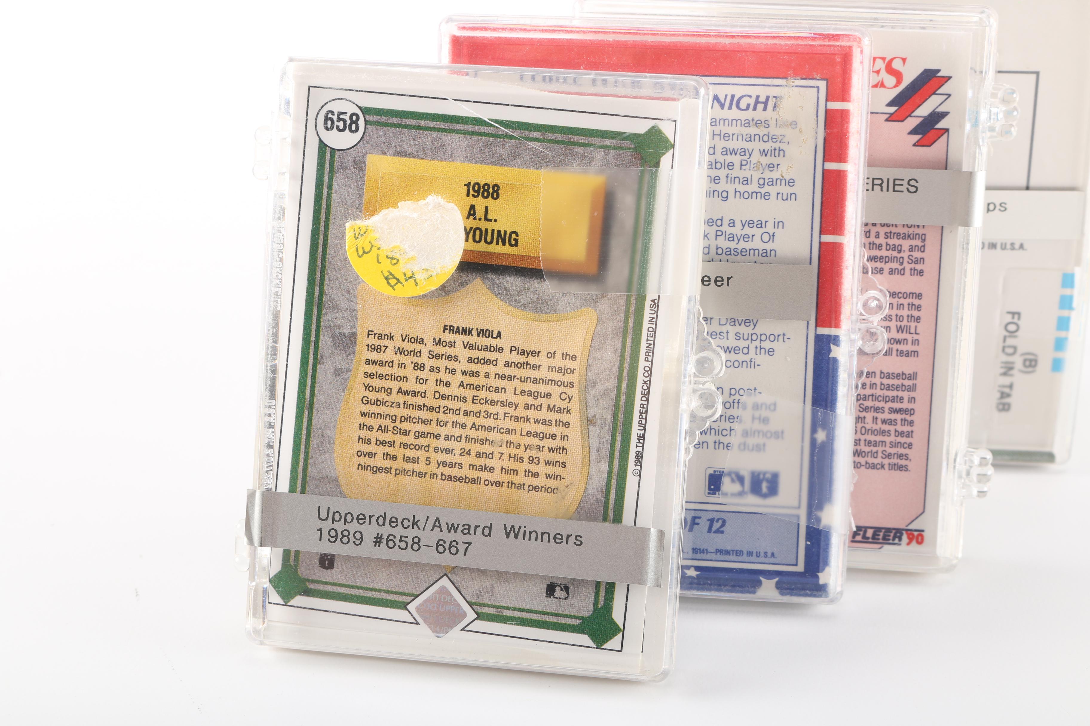 Assortment of 1980s and 1990s Baseball Cards