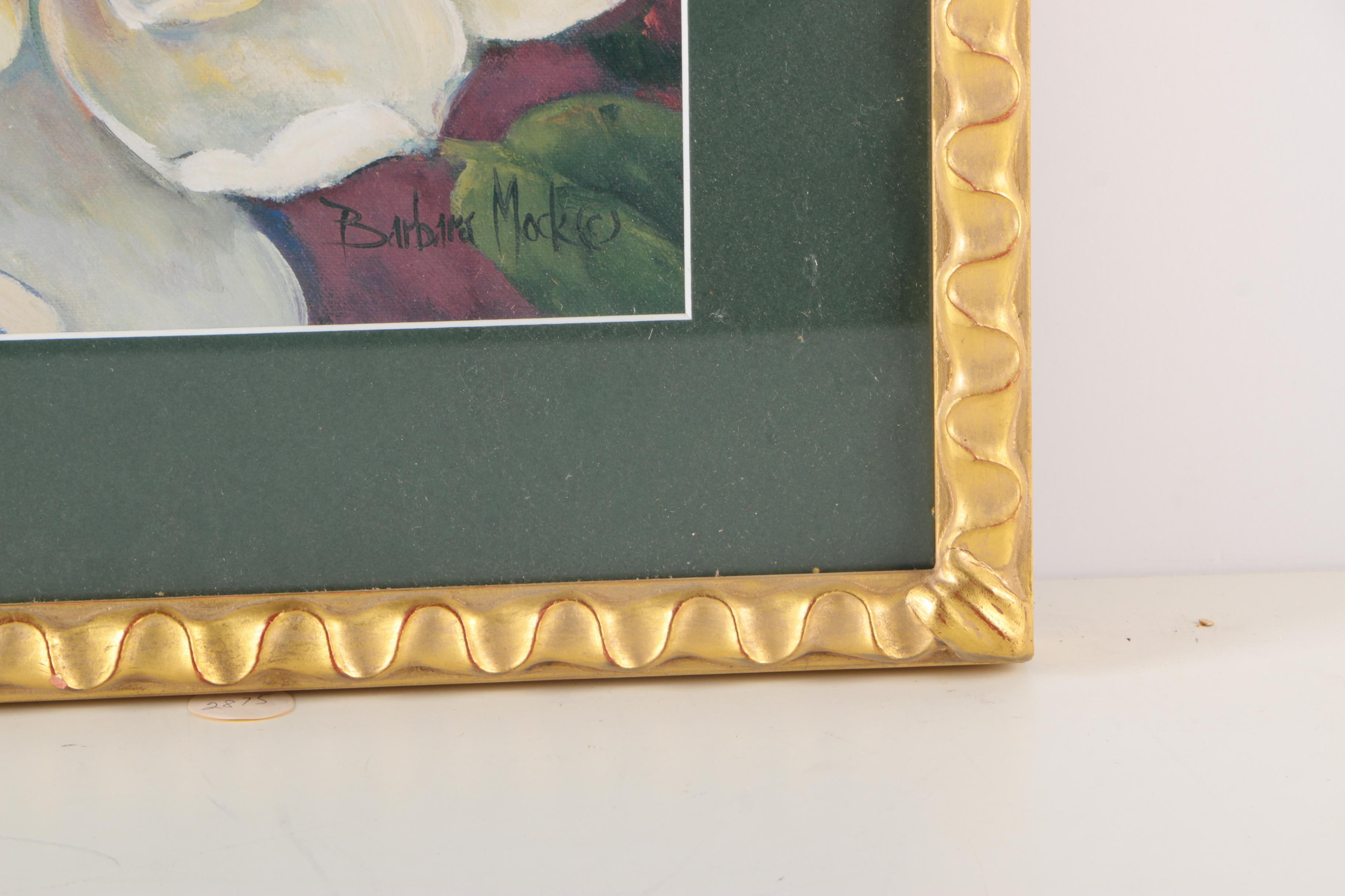 Barbara Mock Offset Lithograph Still Life