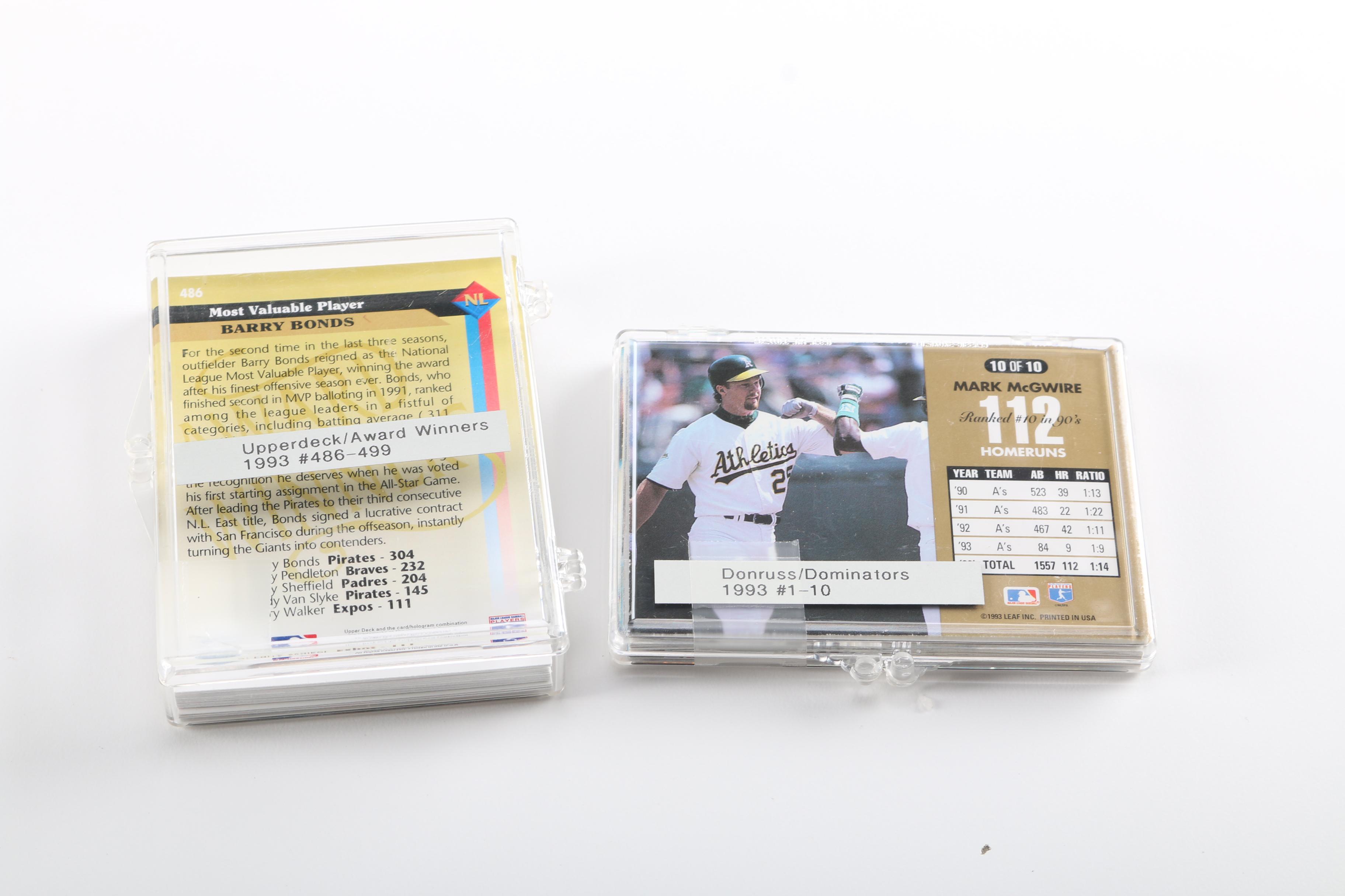 Assortment of 1980s and 1990s Baseball Cards