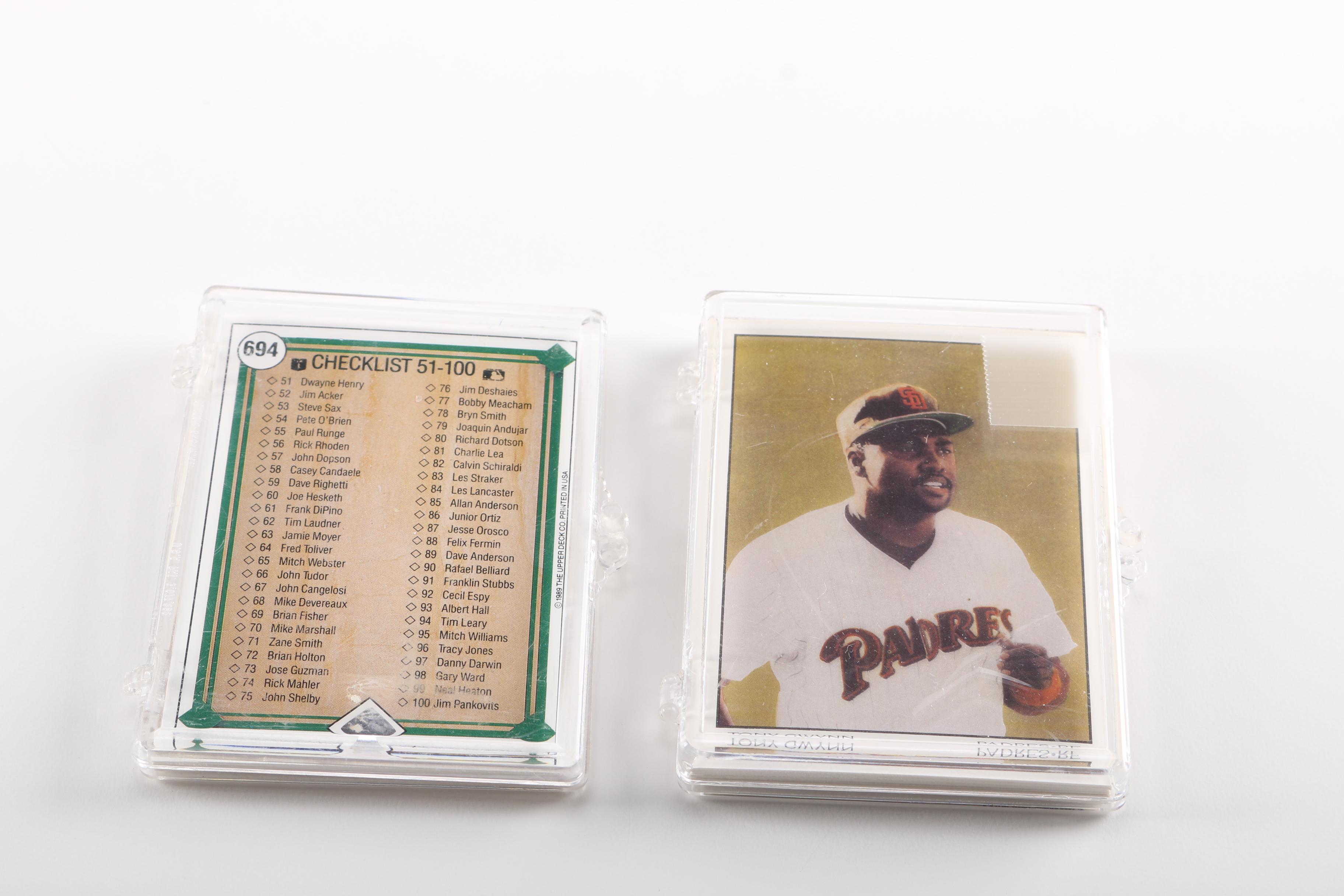 Assortment of 1980s and 1990s Baseball Cards