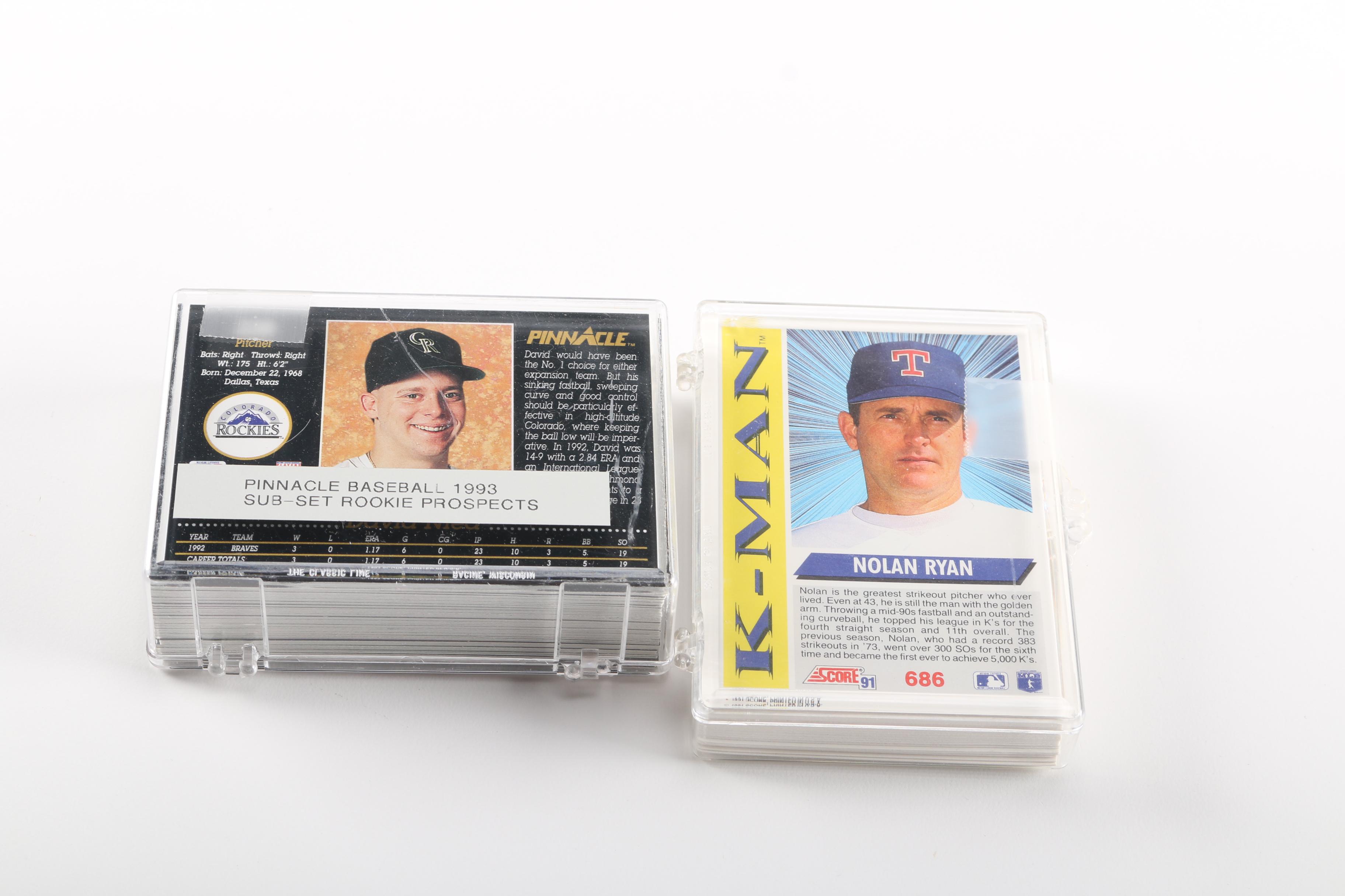 Assortment of 1980s and 1990s Baseball Cards