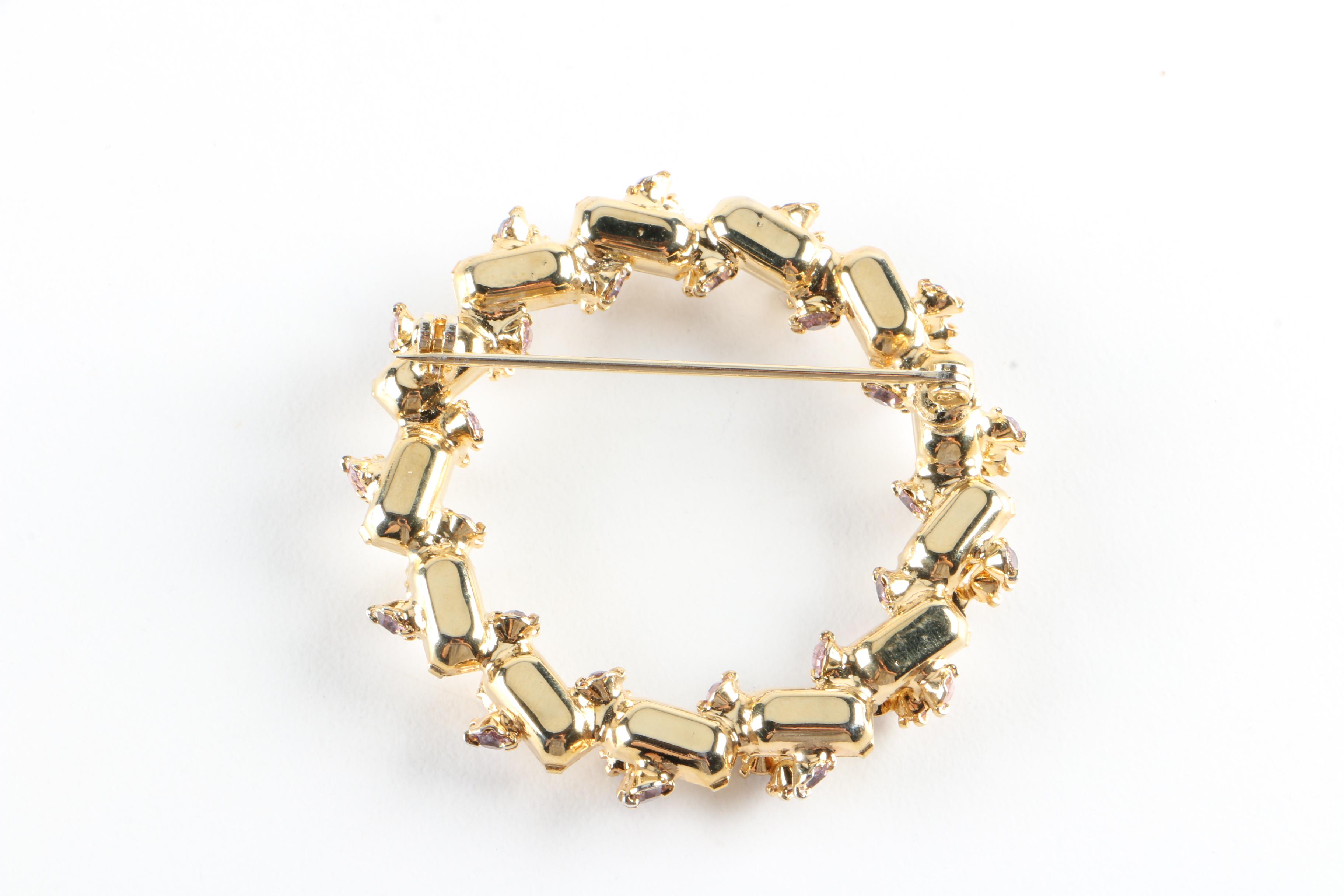 Vintage Brooches, Earrings, and a Pearl Bracelet