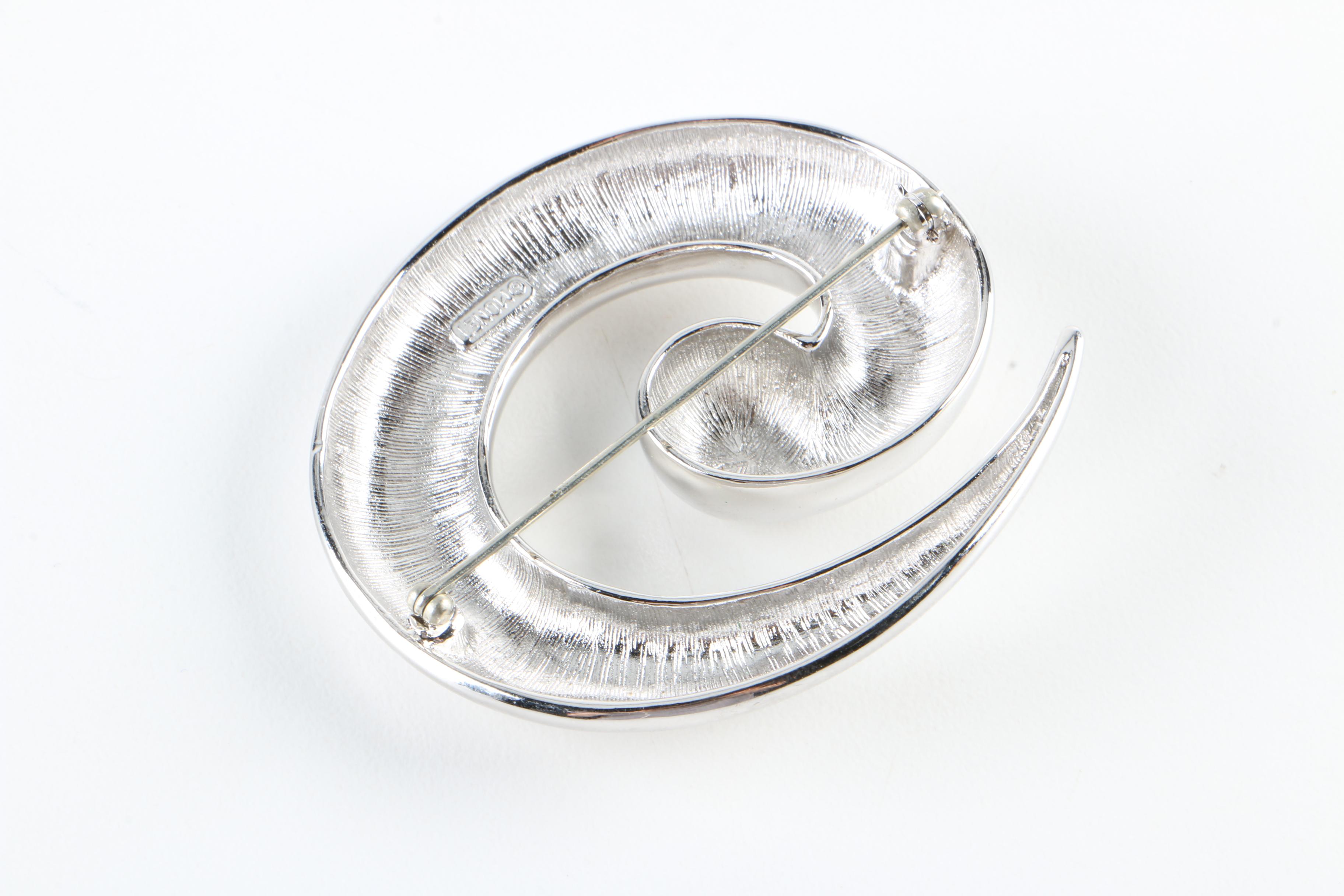 Vintage Brooches, Earrings, and a Pearl Bracelet