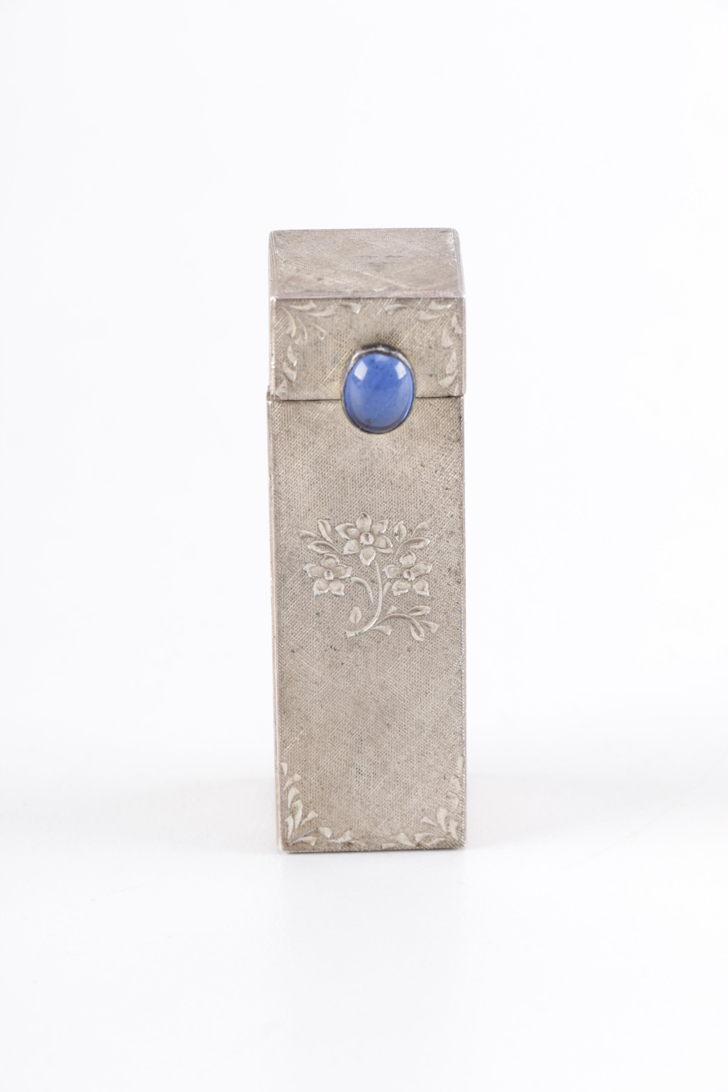 Vintage Sterling Bracelet and 800 Silver Lipstick Case