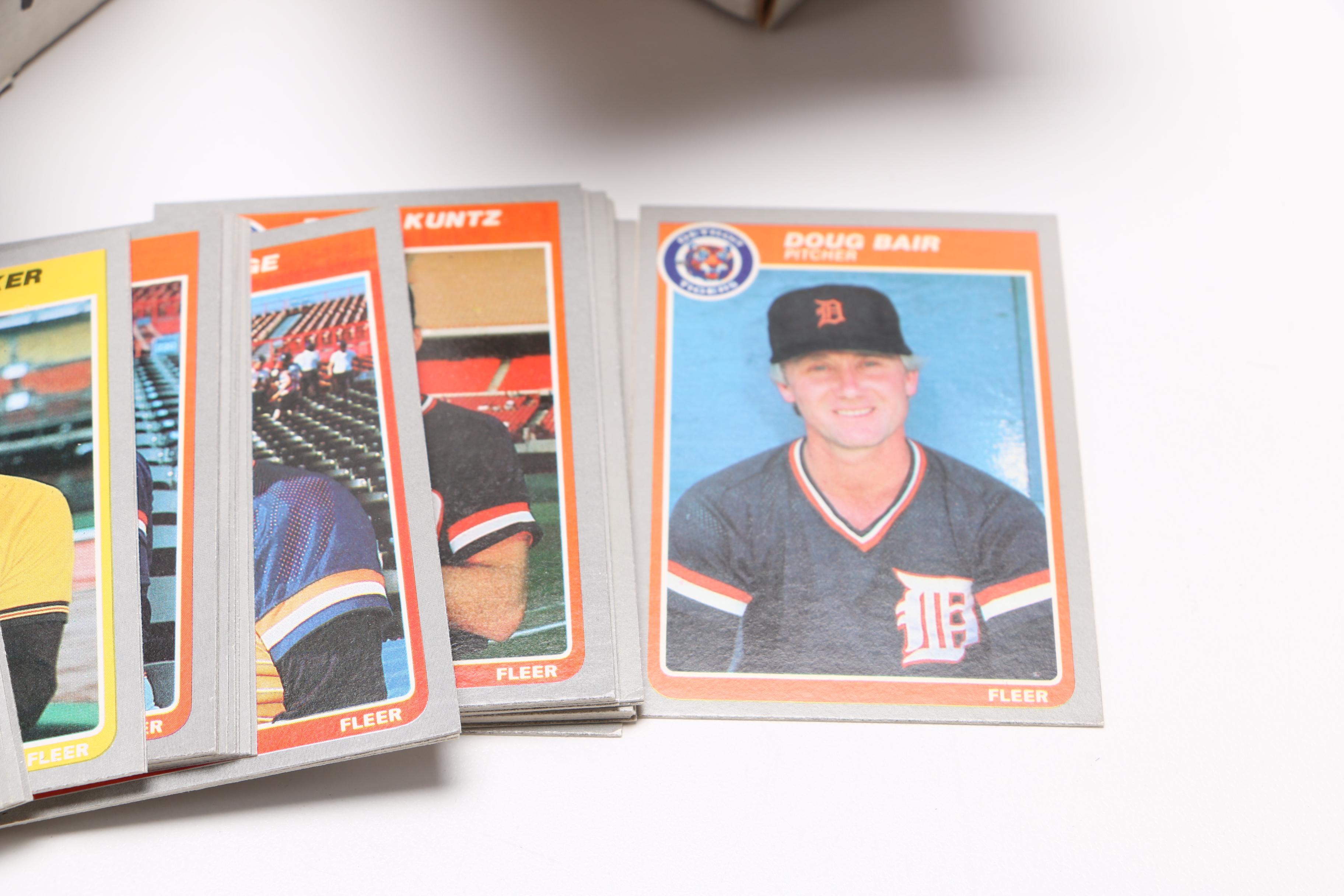 1985-1987 Complete Fleer Baseball Sets