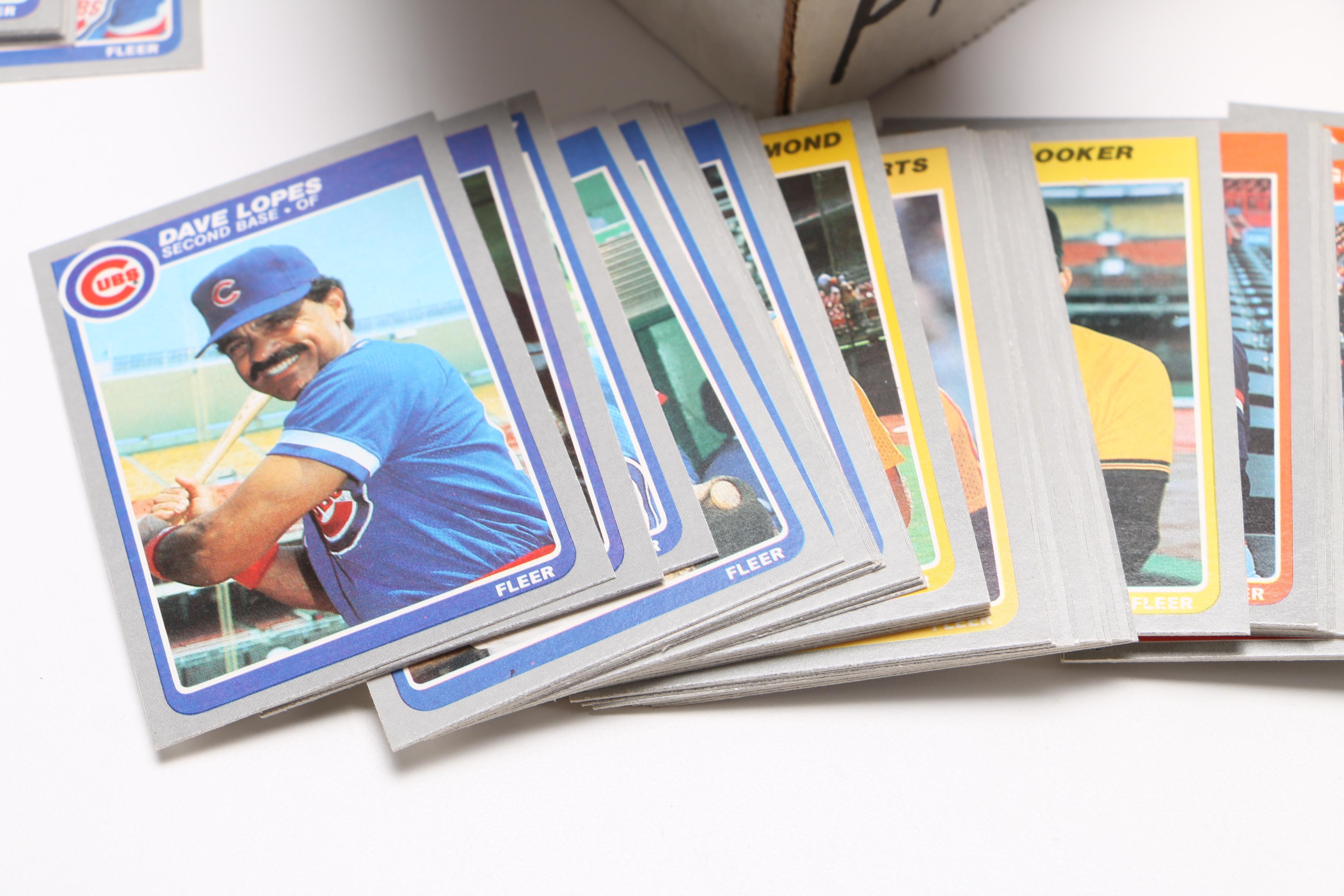 1985-1987 Complete Fleer Baseball Sets