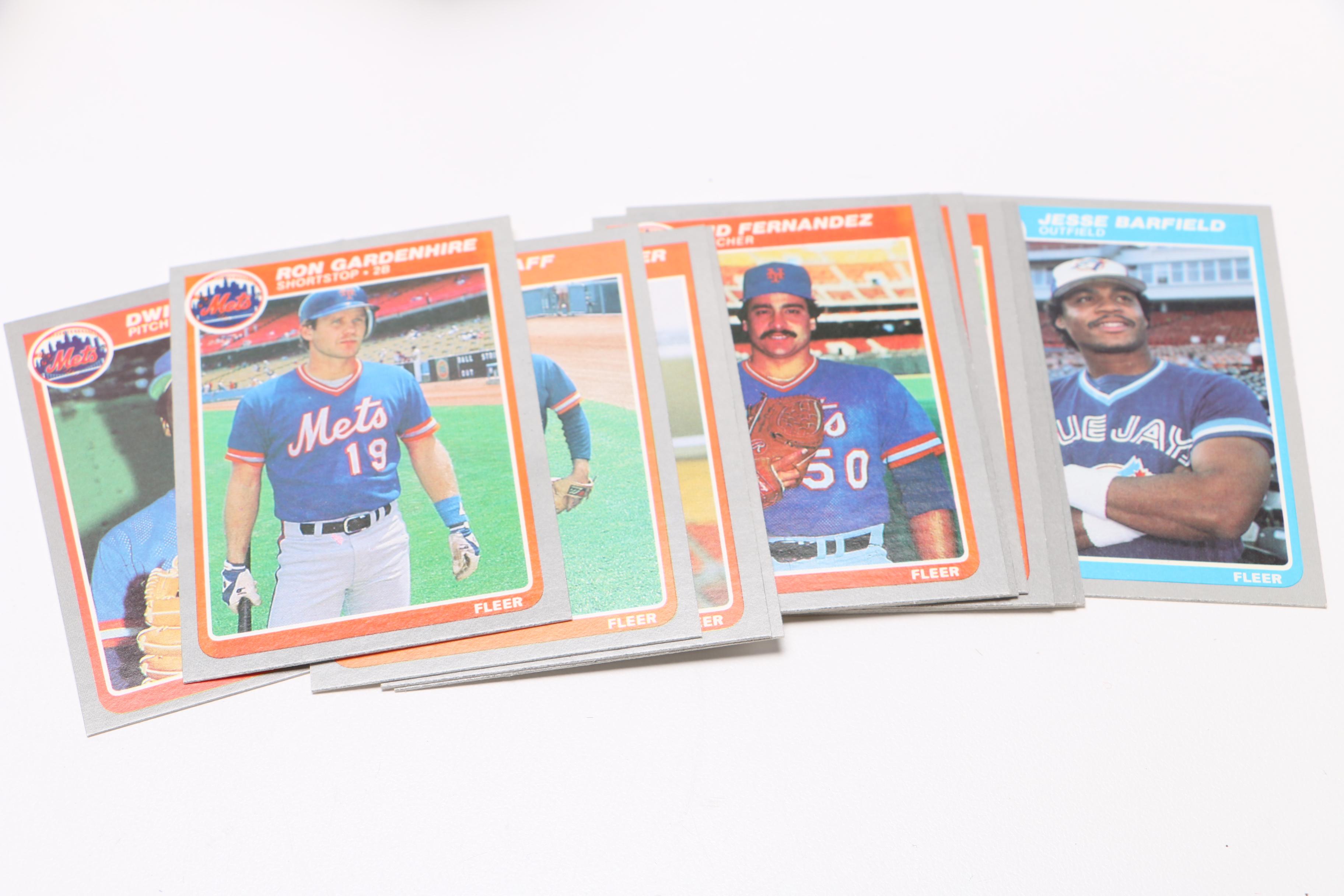 1985-1987 Complete Fleer Baseball Sets
