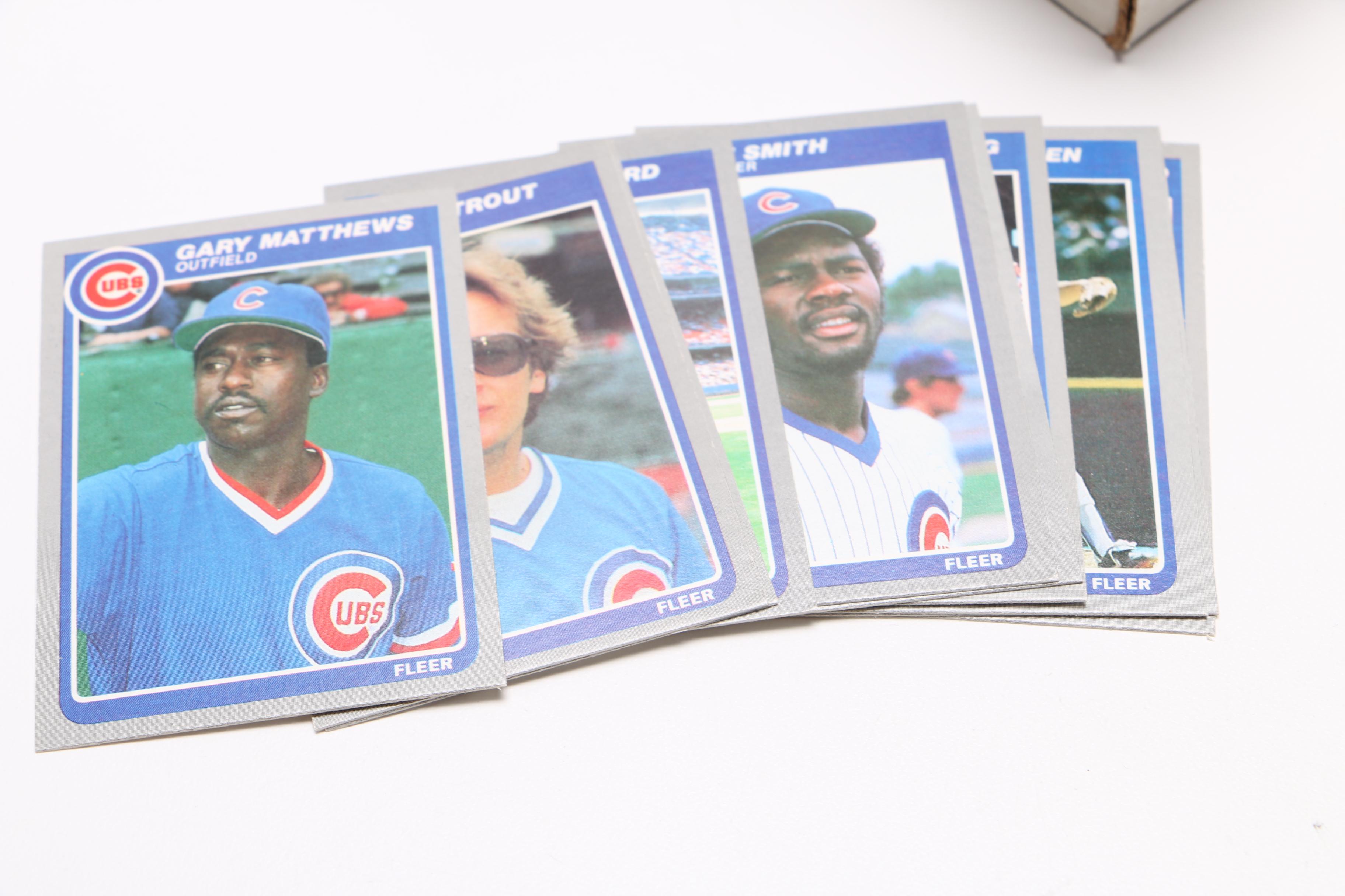 1985-1987 Complete Fleer Baseball Sets