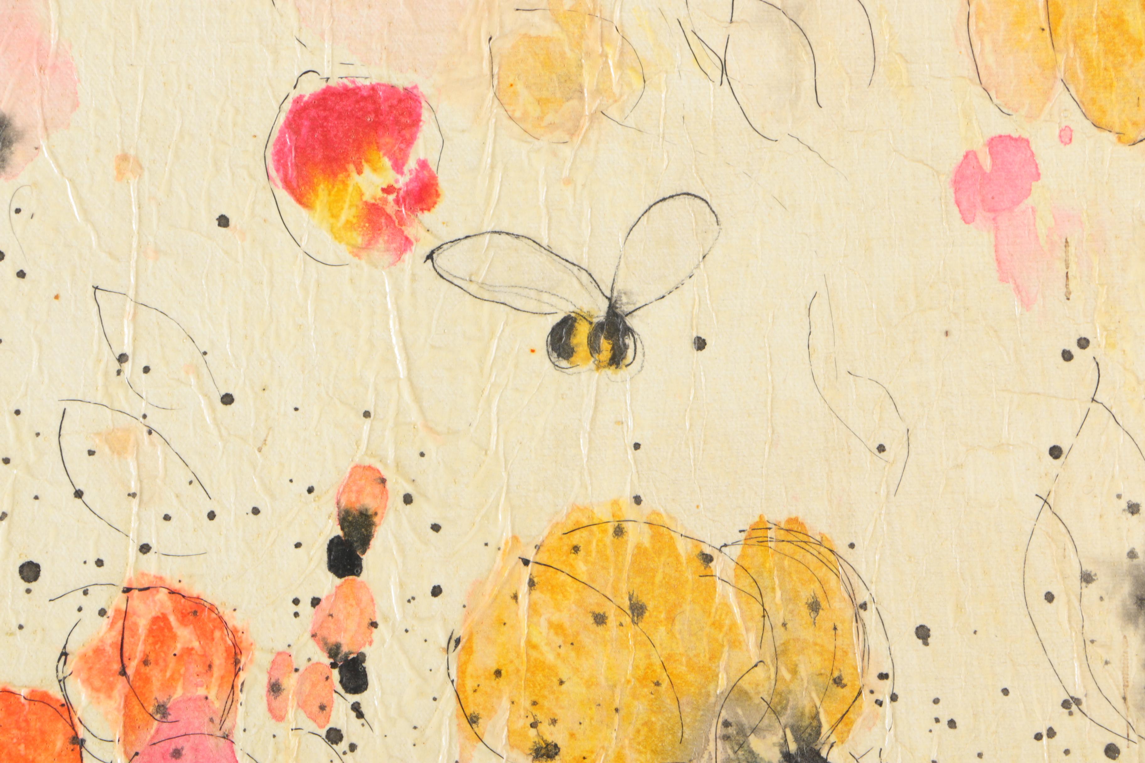 Alfred G. Huber Watercolor and Varnish on Canvas