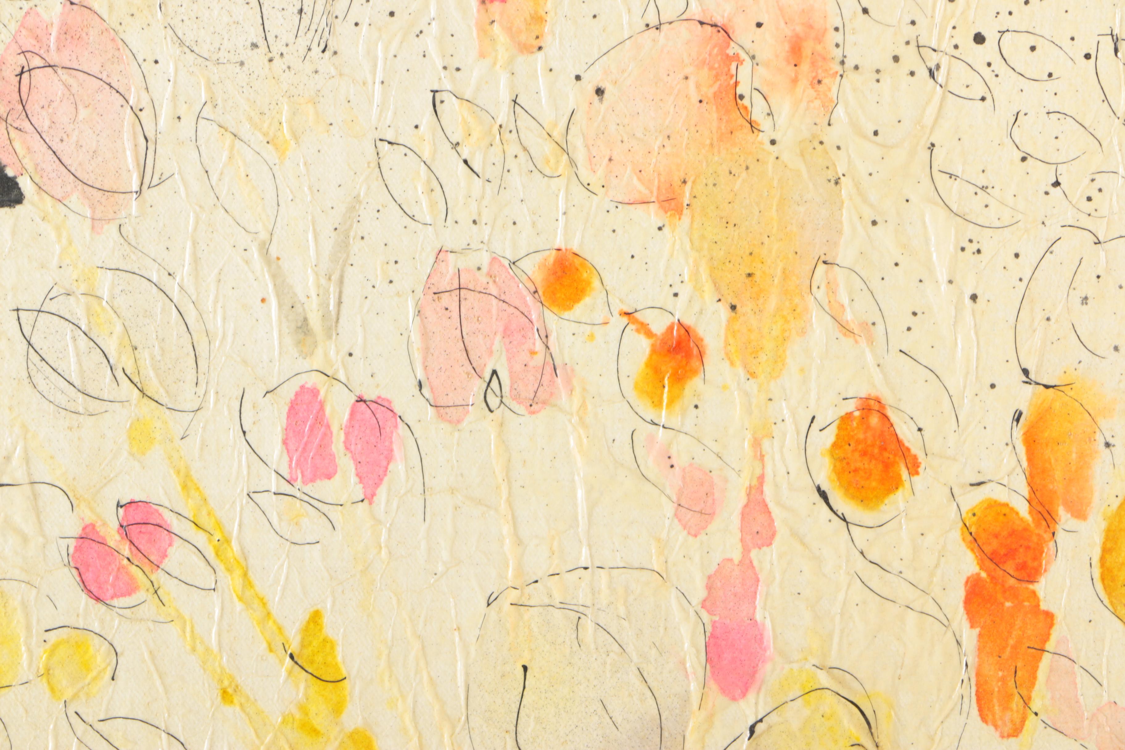 Alfred G. Huber Watercolor and Varnish on Canvas