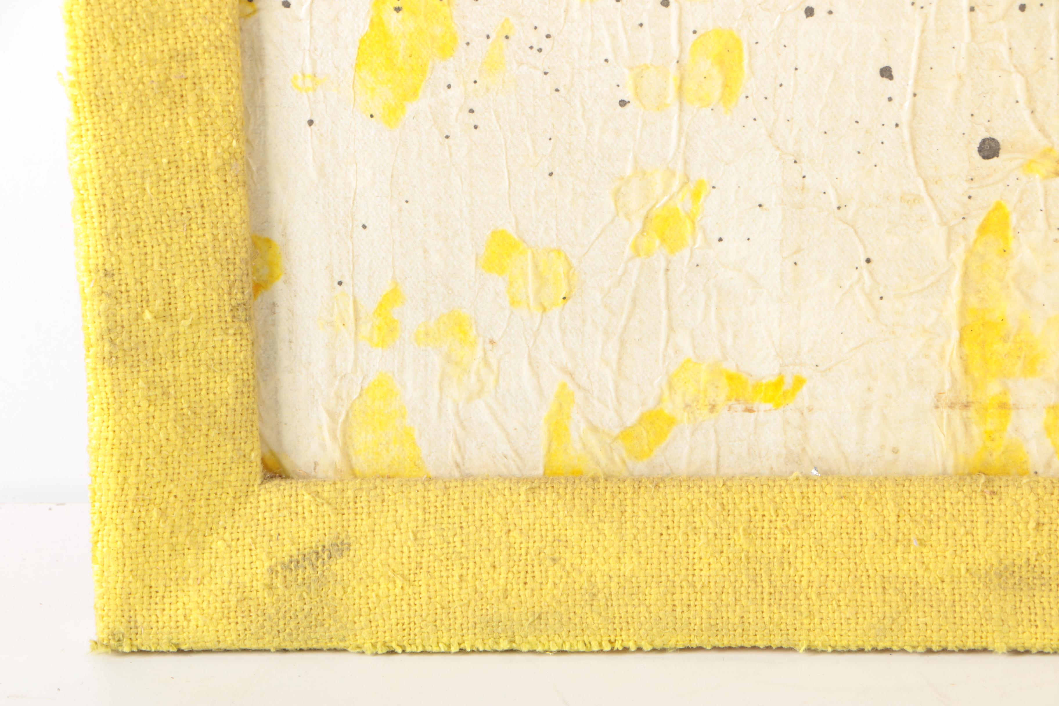 Alfred G. Huber Watercolor and Varnish on Canvas